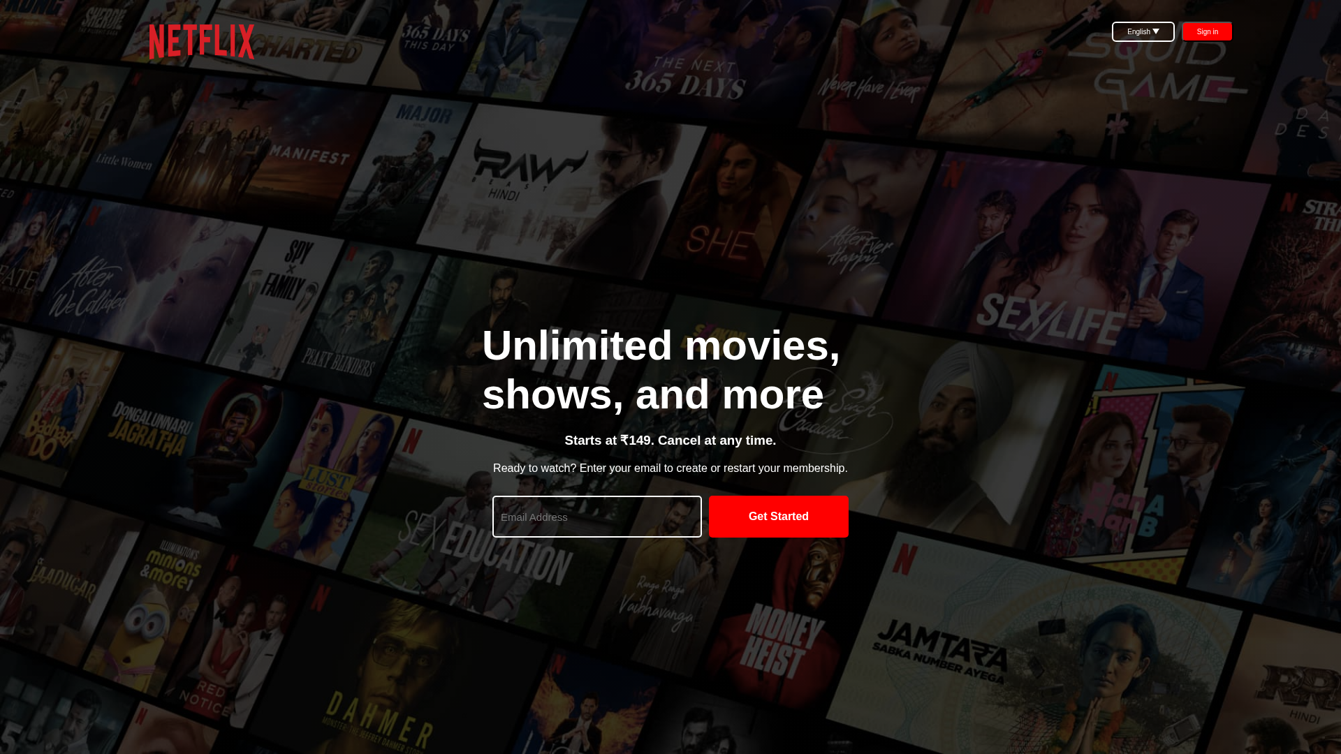 Screenshot of sajid7147.github.io