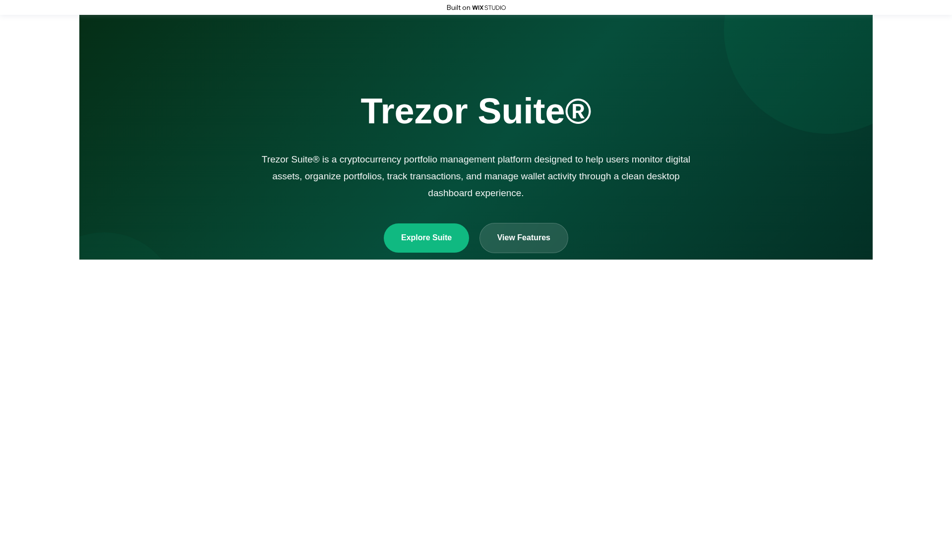 Screenshot of discover-suites.wixstudio.com