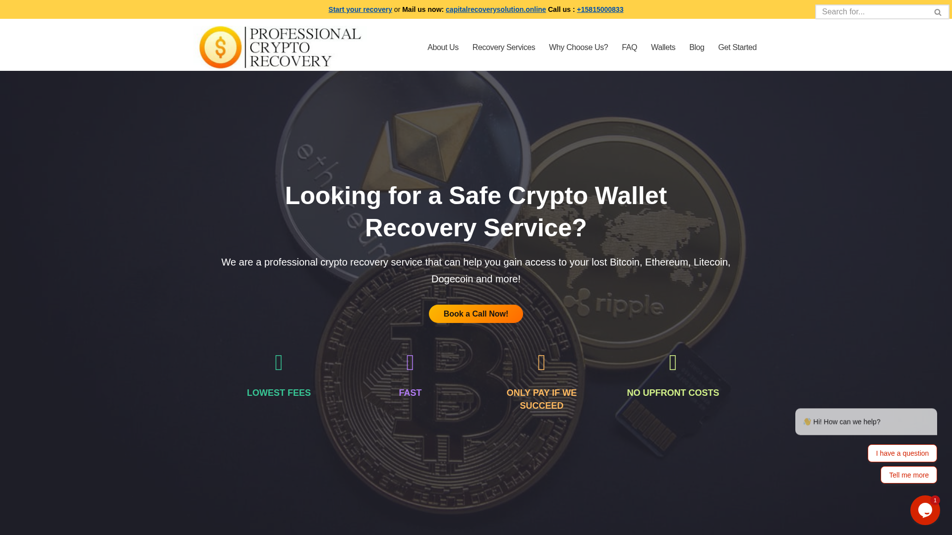 Screenshot of capitalrecoverysolution.online