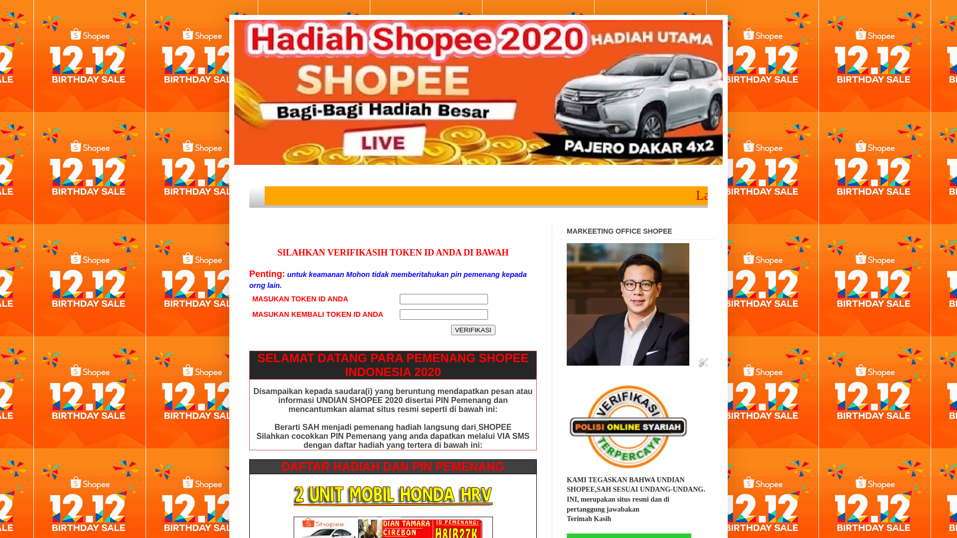 Screenshot of www.infoundianshopee37.blogspot.com