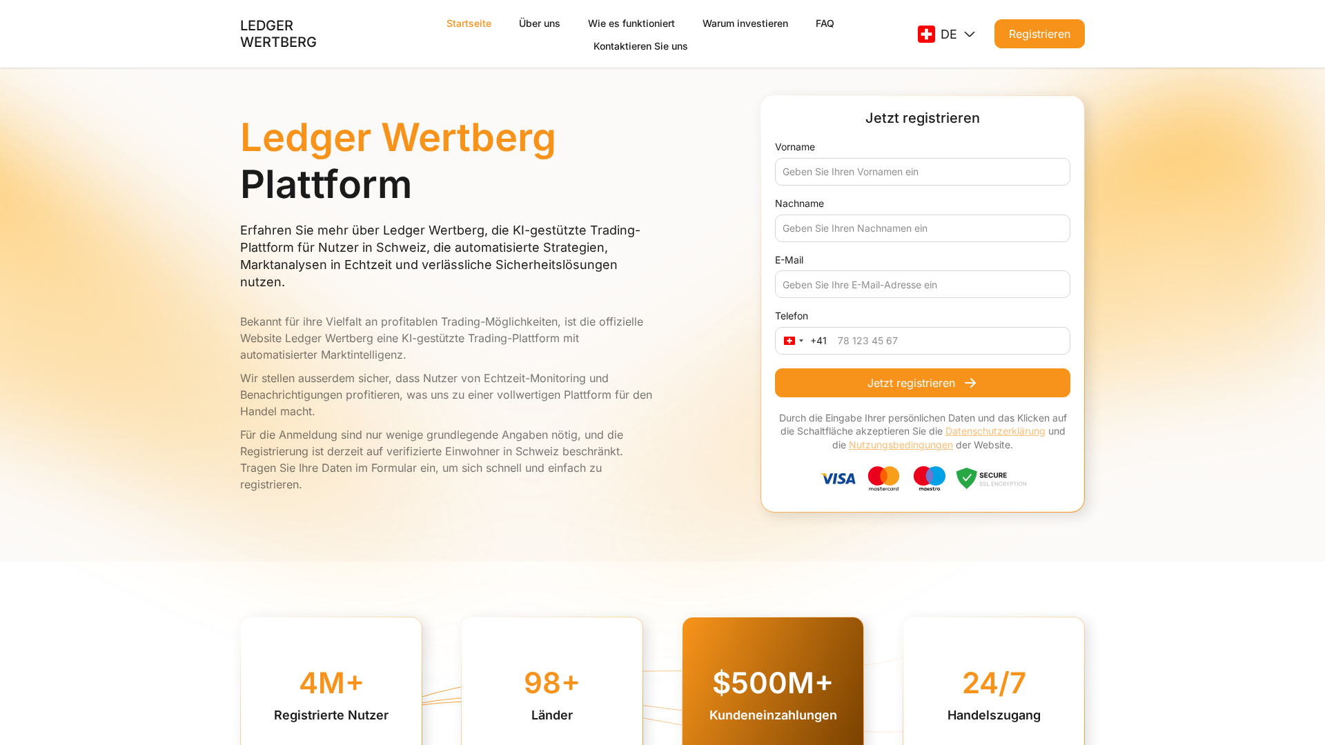 Screenshot of ledger-wertberg.com