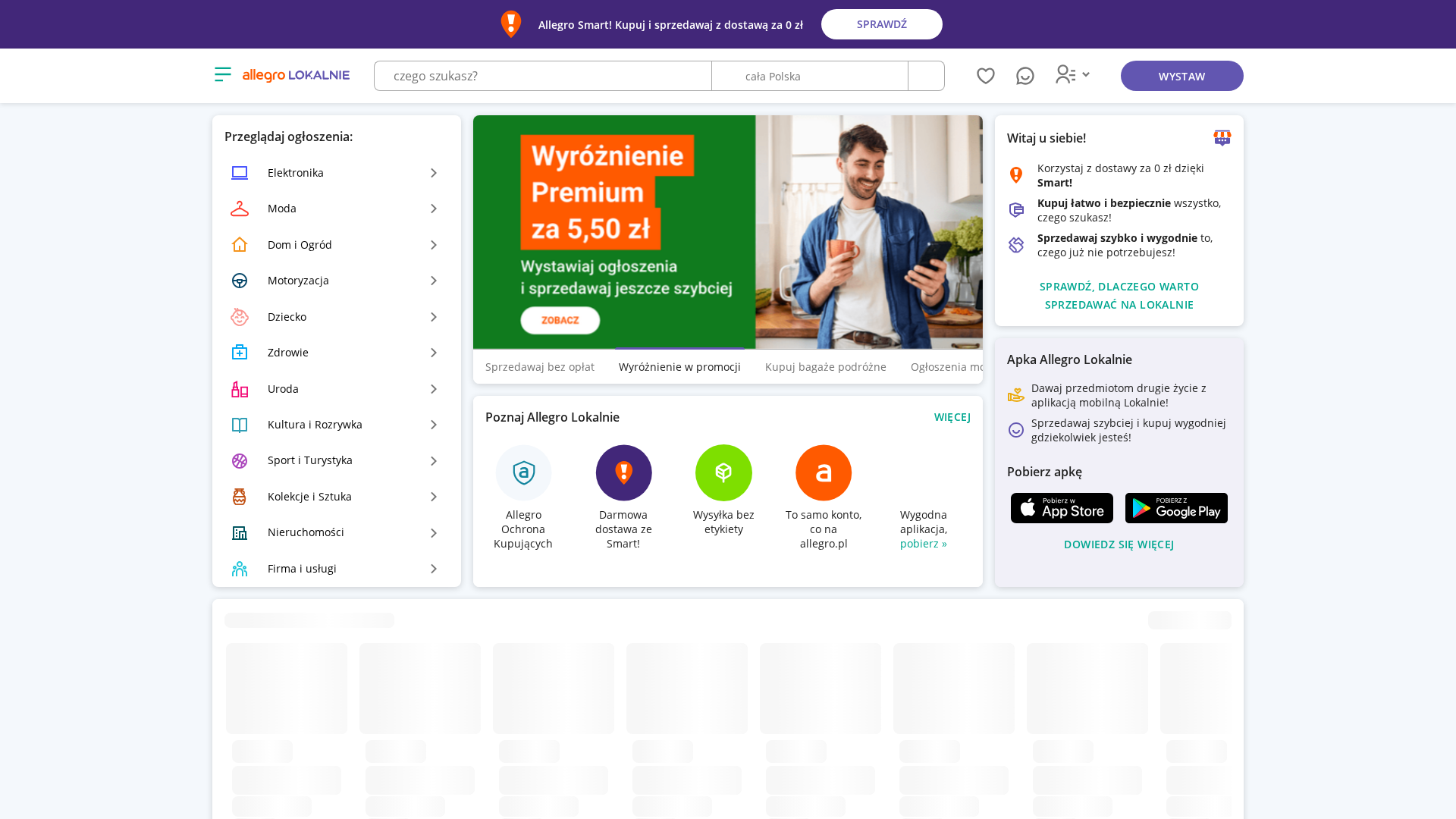 Screenshot of allegrolokalnie.oferta-lokalna854282.shop