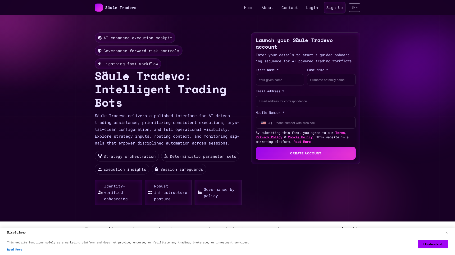 Screenshot of sauletradevo.sbs
