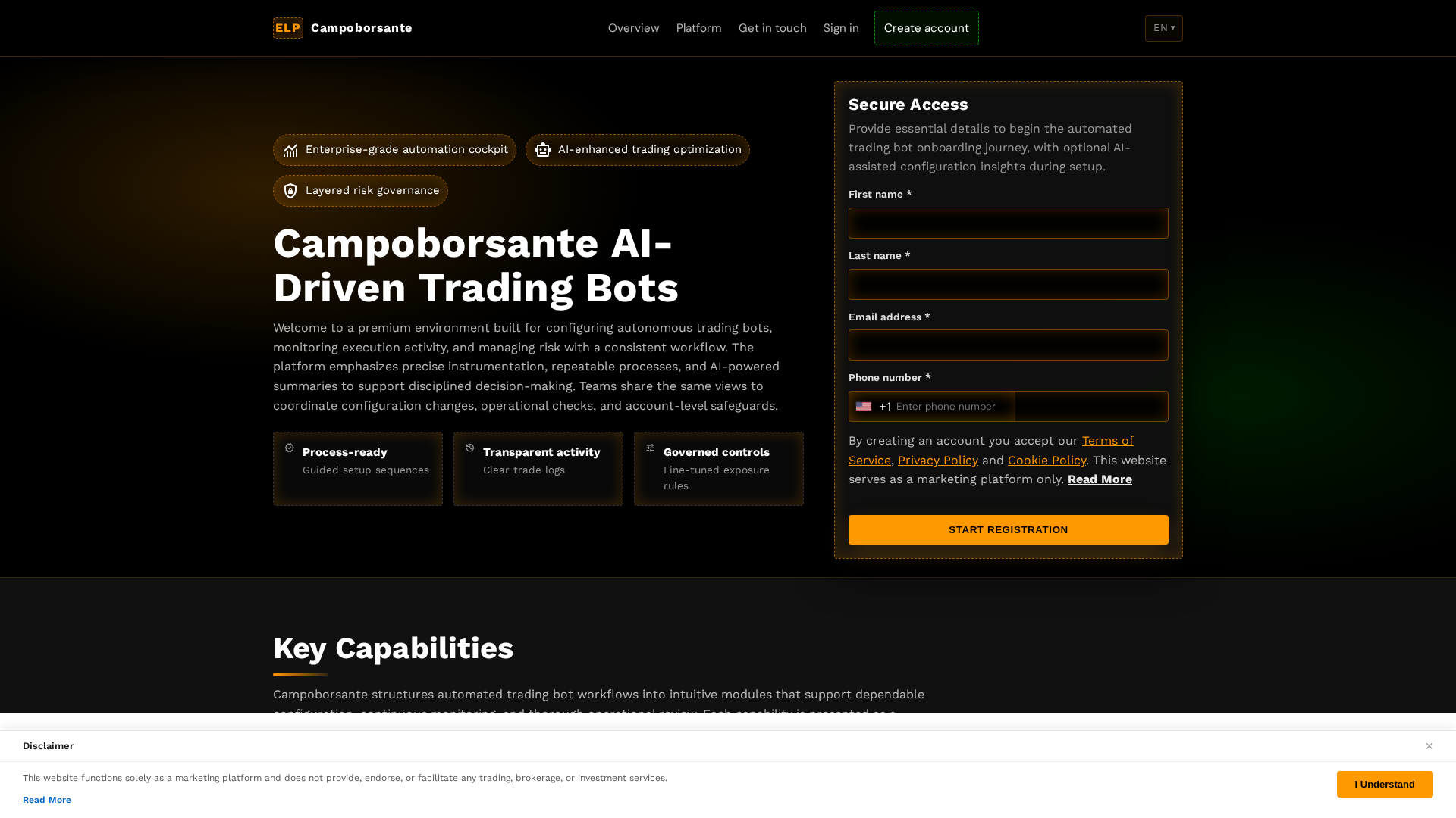 Screenshot of campoborsantesolution.com