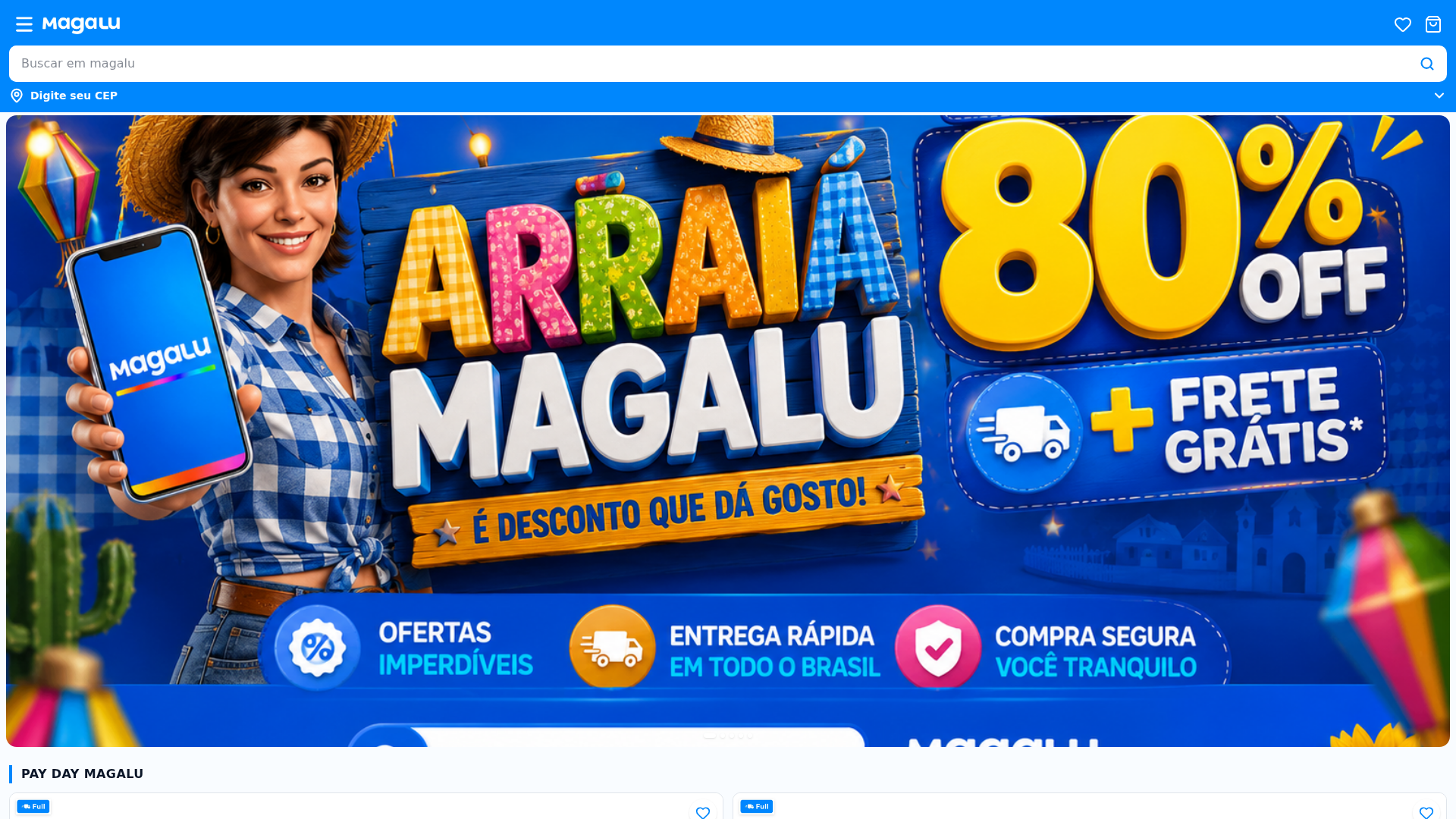 Screenshot of app-confiraofertasmagalu.com