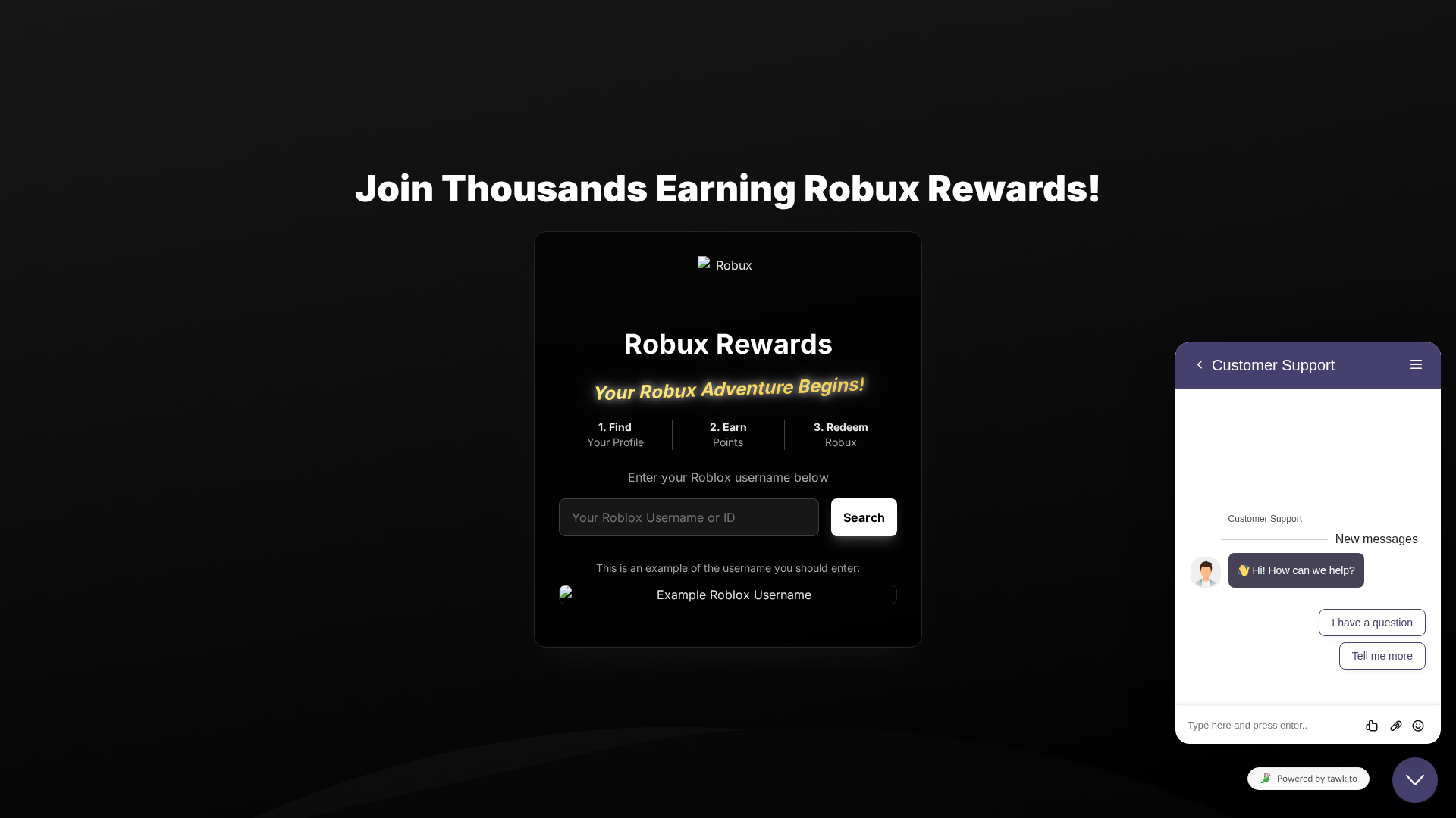 Screenshot of robux-rewards.vercel.app