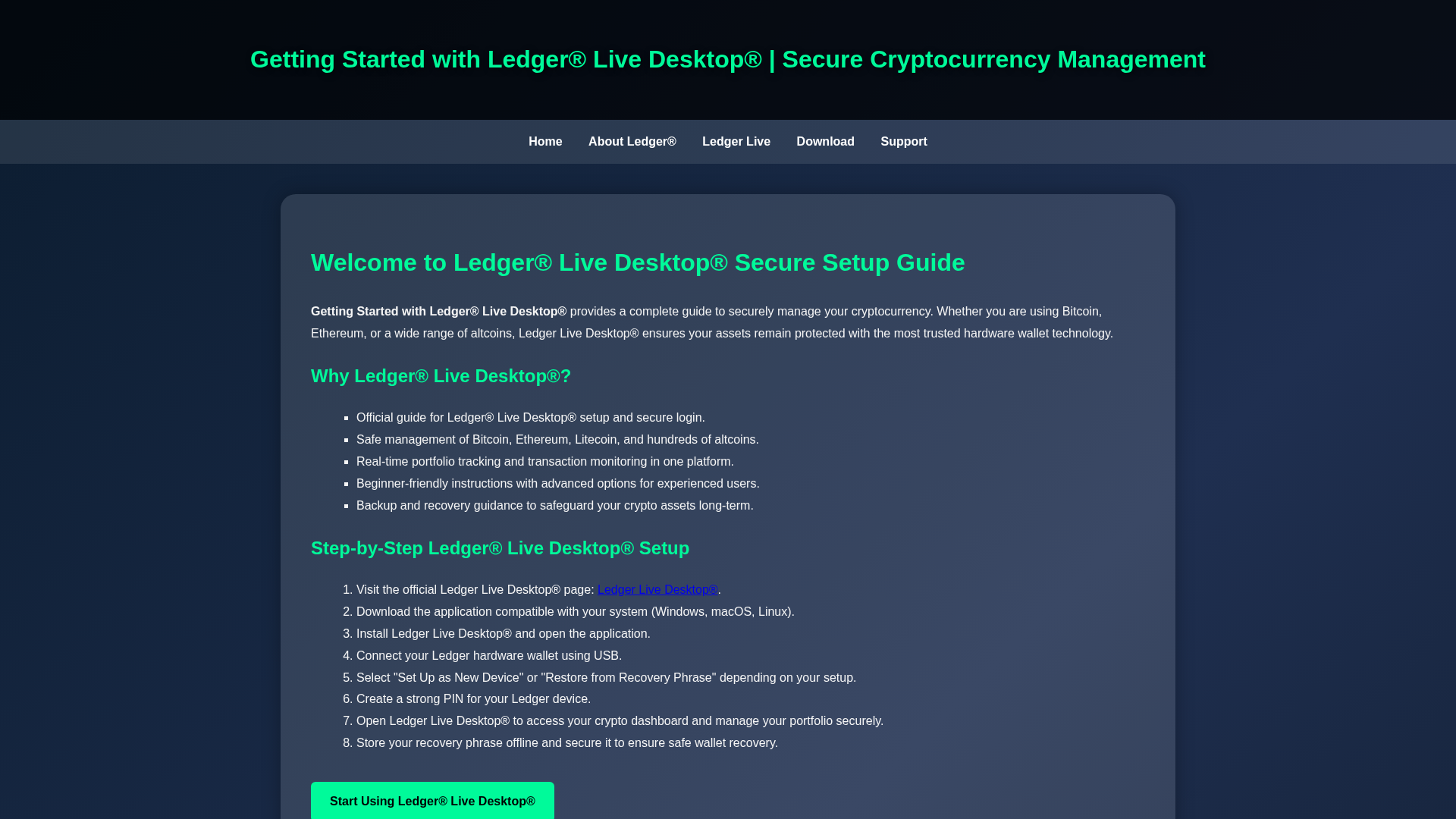 Screenshot of leddjelive-desktop.pages.dev