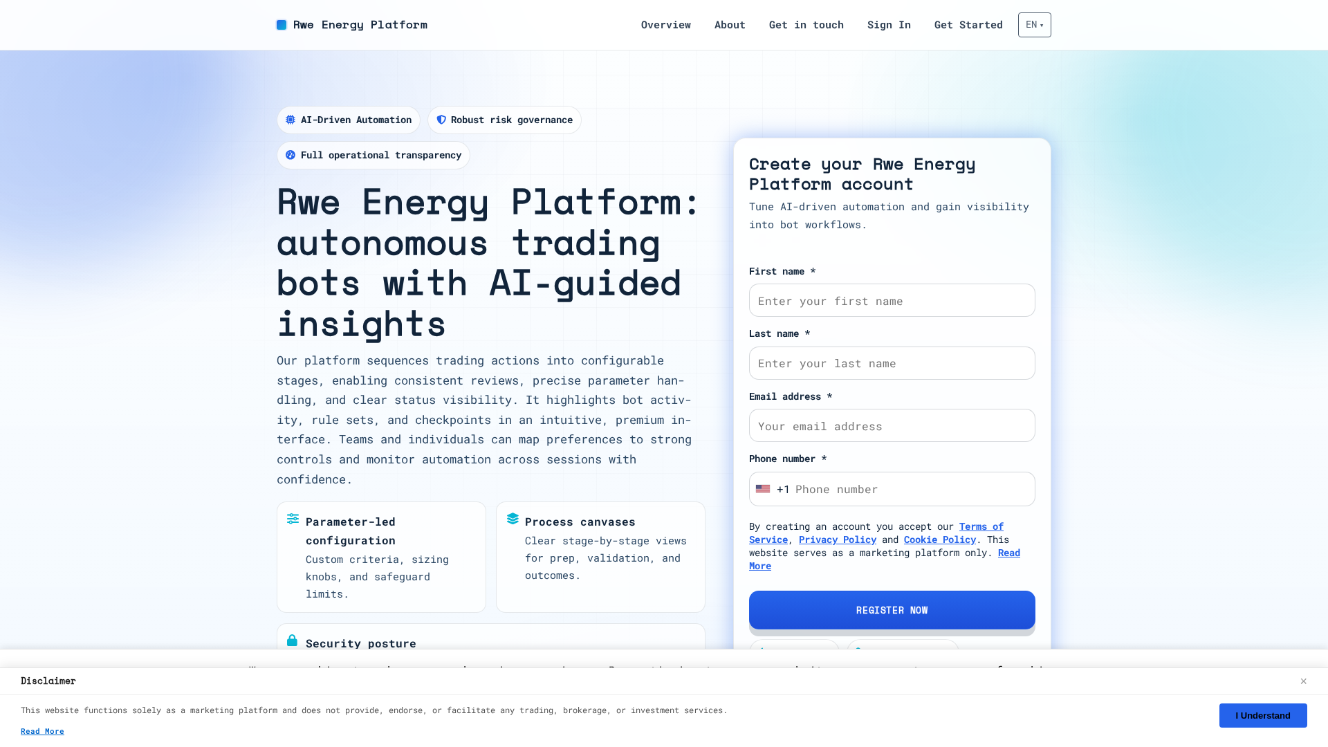 Screenshot of rwe-energy-platform.com