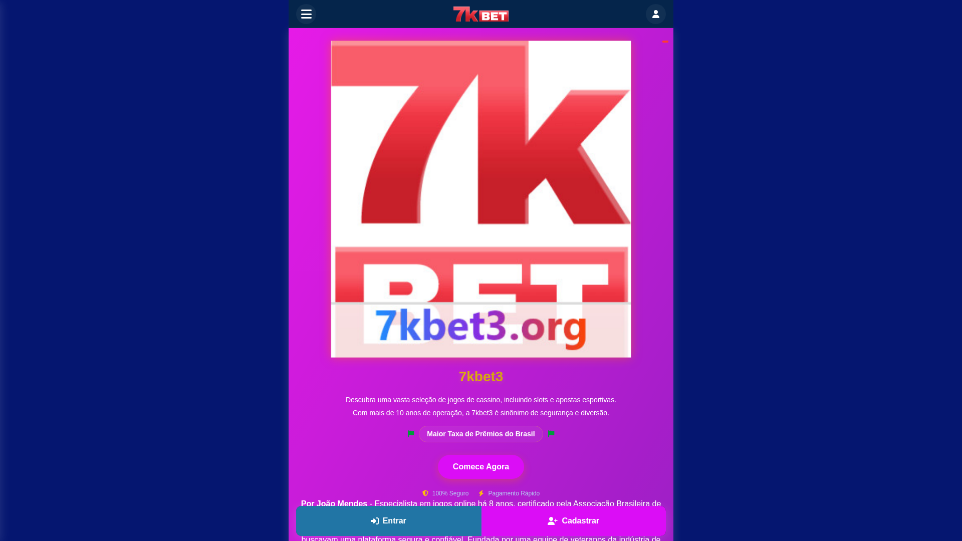 Screenshot of 7kbet3.org