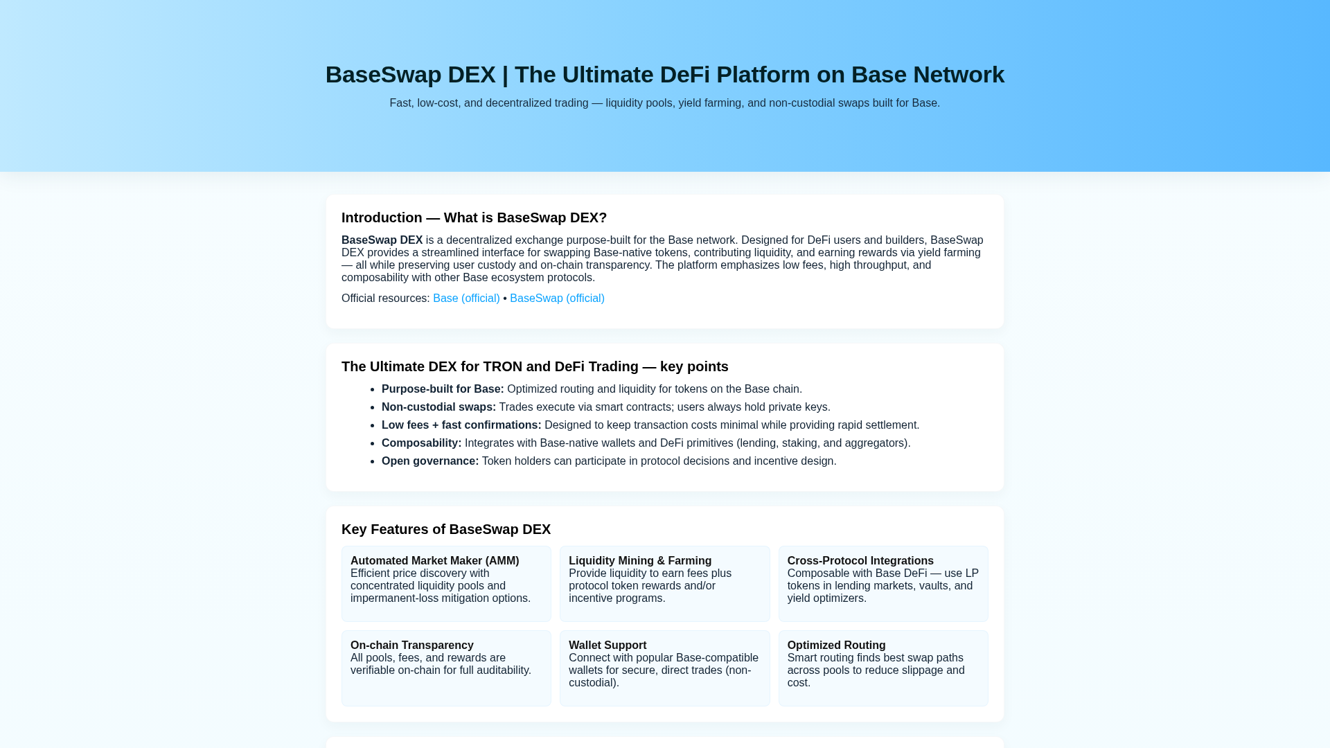 Screenshot of baseswap-dexx.pages.dev