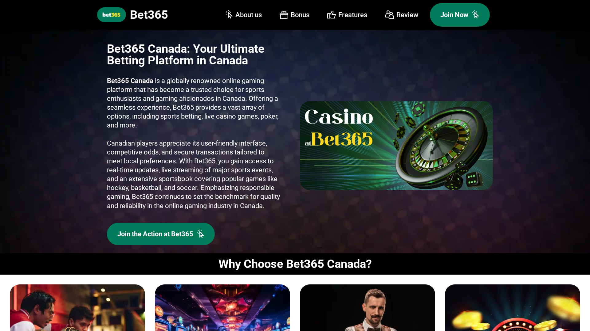 Screenshot of bet365--canada.ca