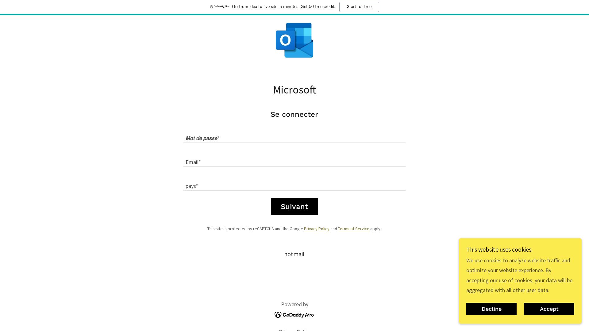 Screenshot of site-v1zo1r0g5.godaddysites.com