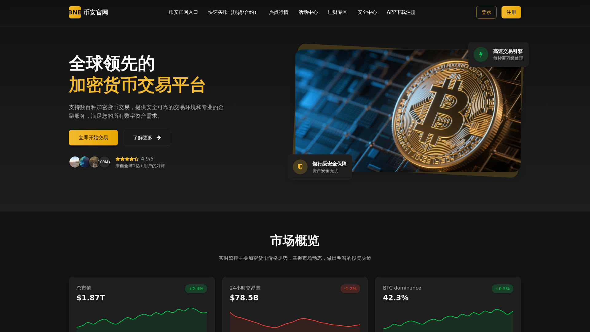 Screenshot of 1-binance.com