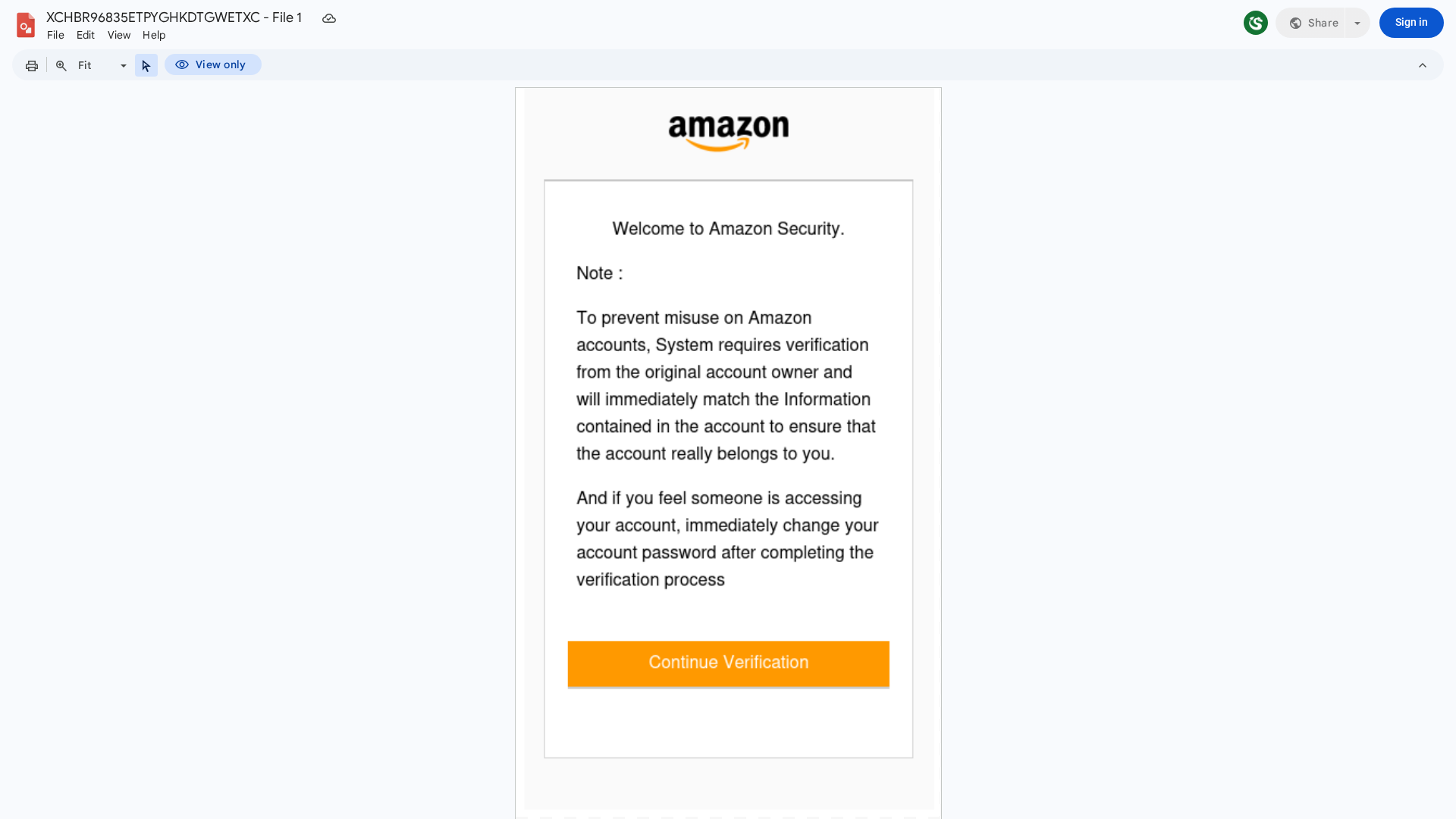 Screenshot of docs.google.com