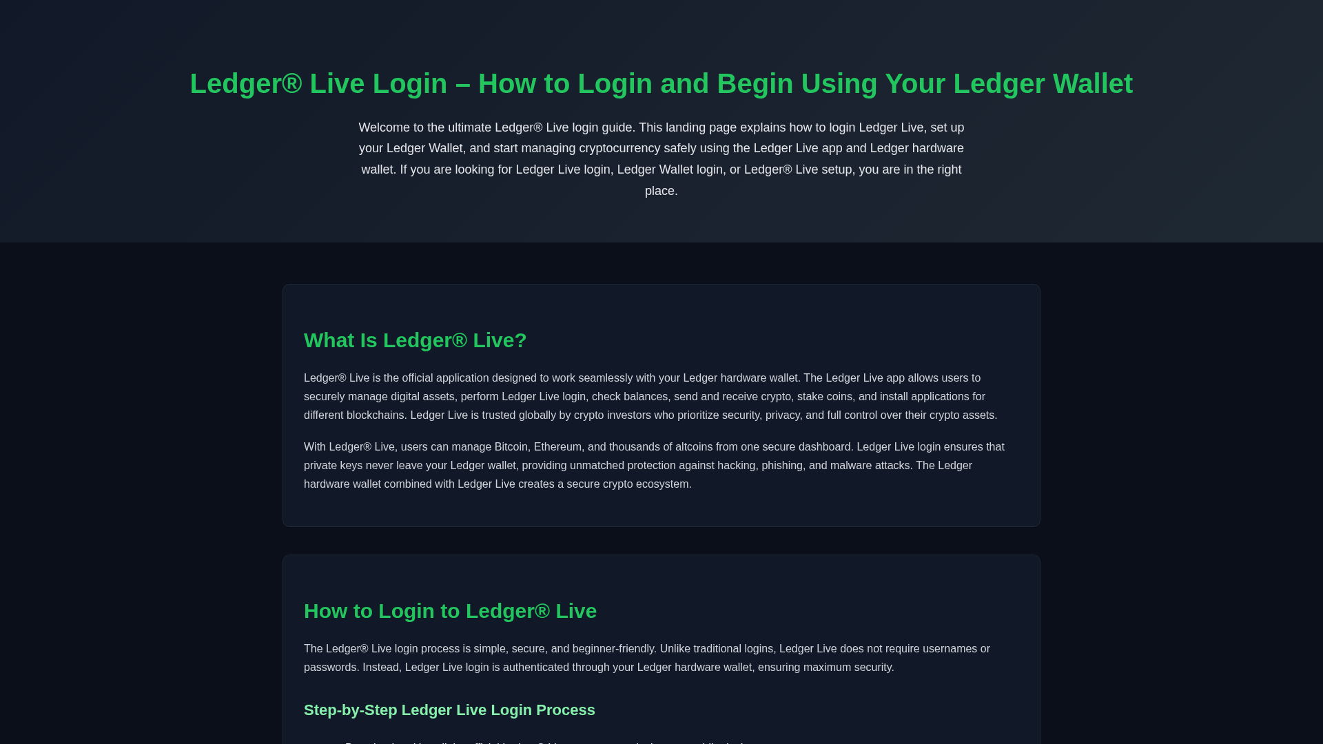 Screenshot of ledgerr-live-login-start.wasmer.app
