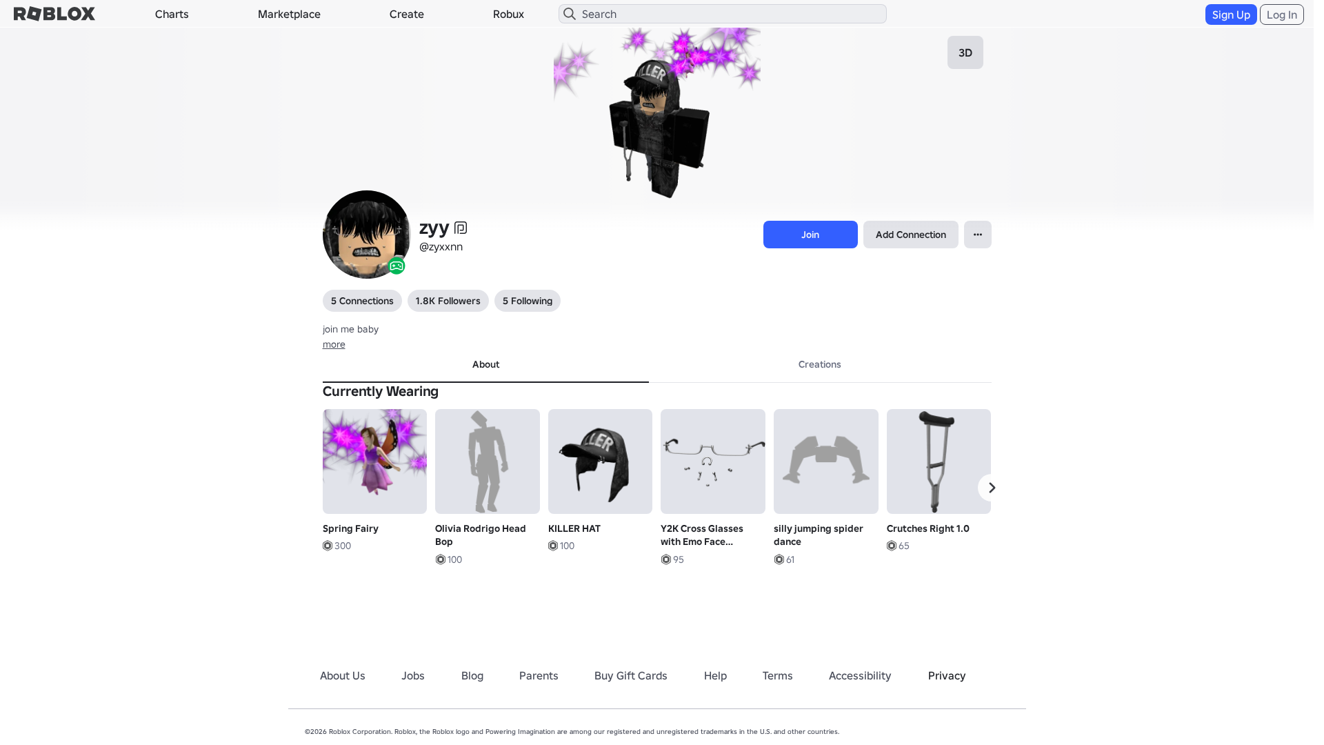 Screenshot of www.roblox.com.ml