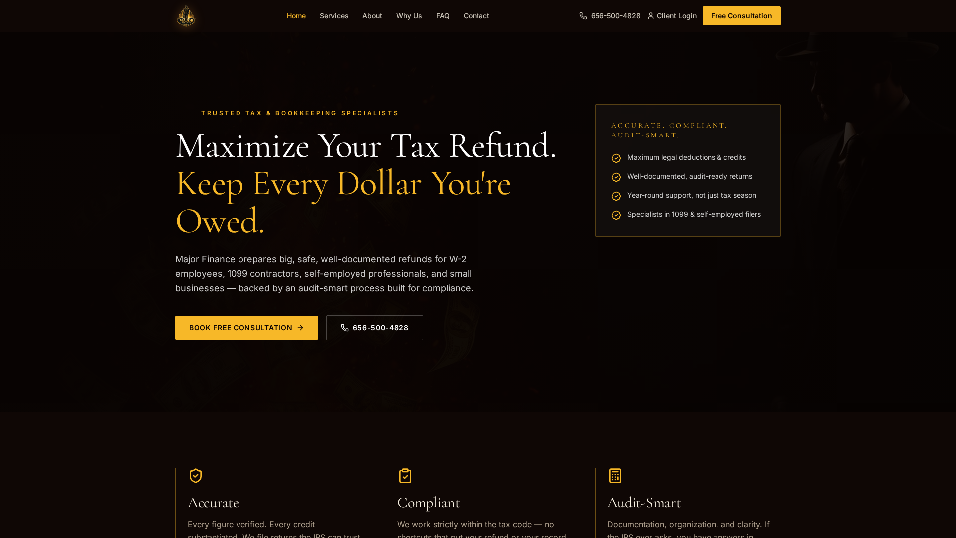 Screenshot of fl-major-finance.com