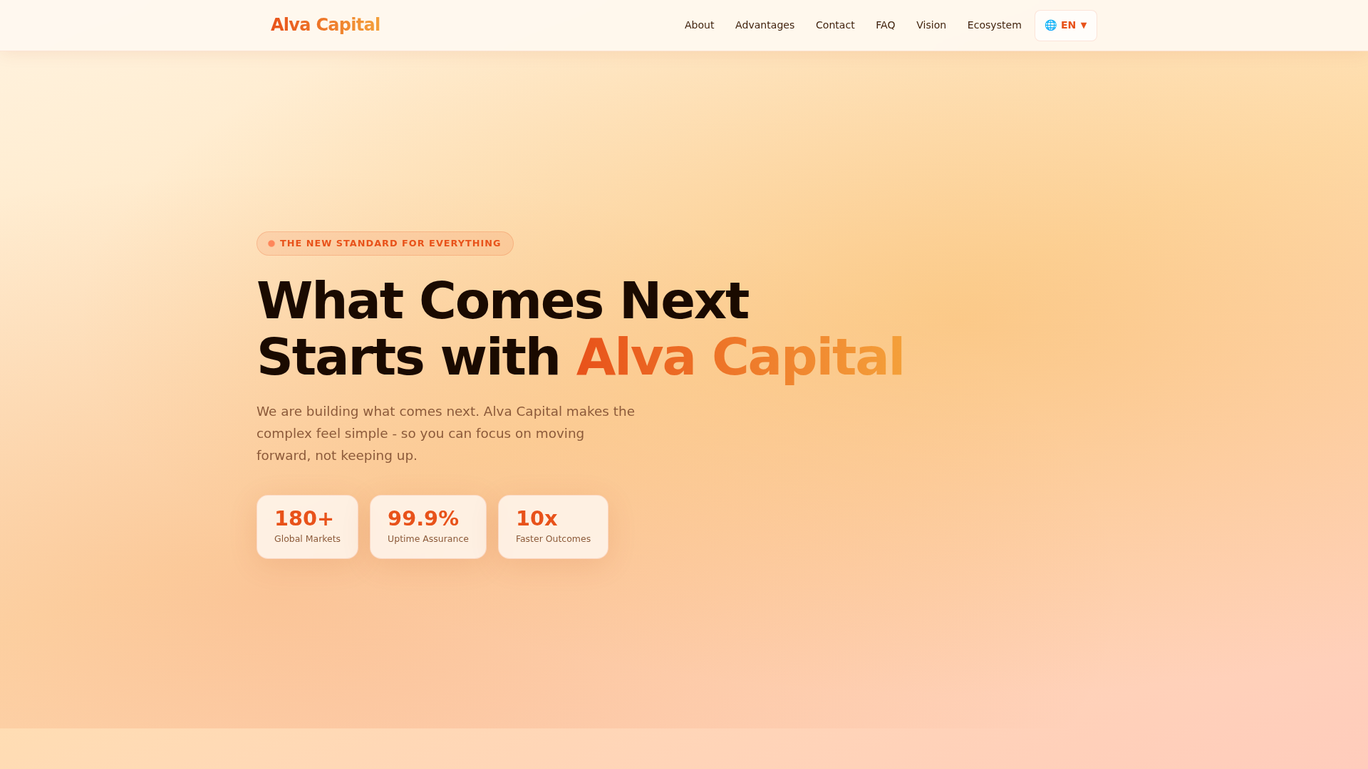 Screenshot of alvacapital.net