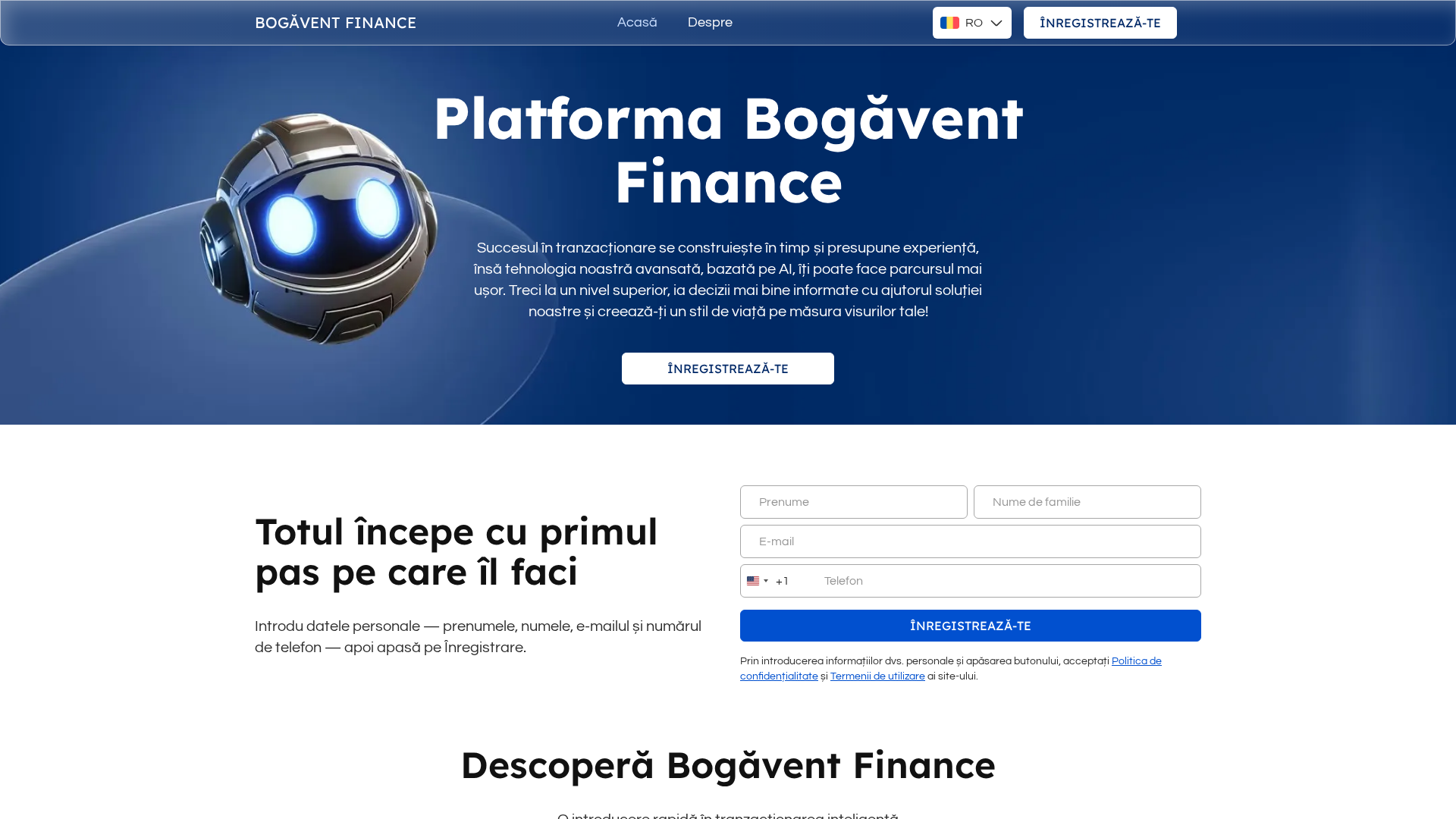 Screenshot of bogavent-finance.live