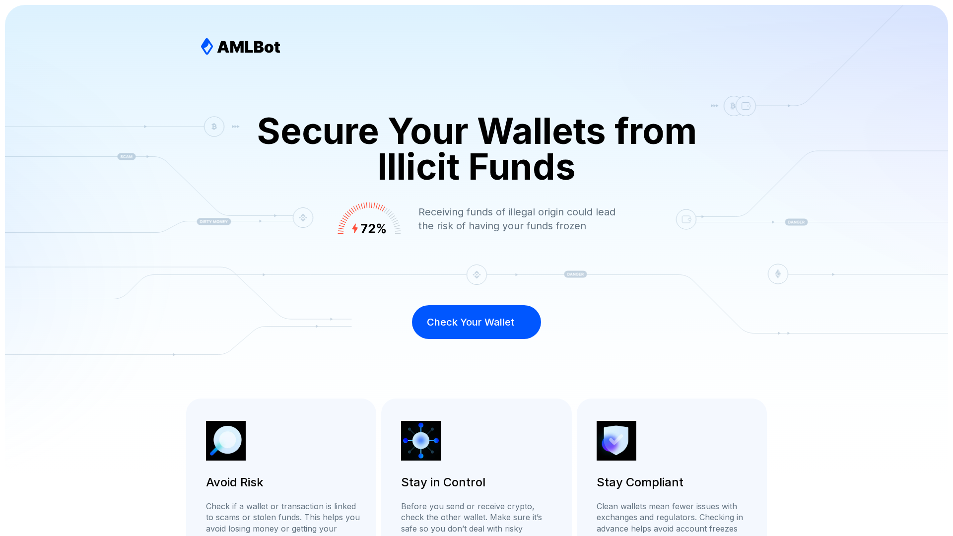 Screenshot of amlsolbot.xyz