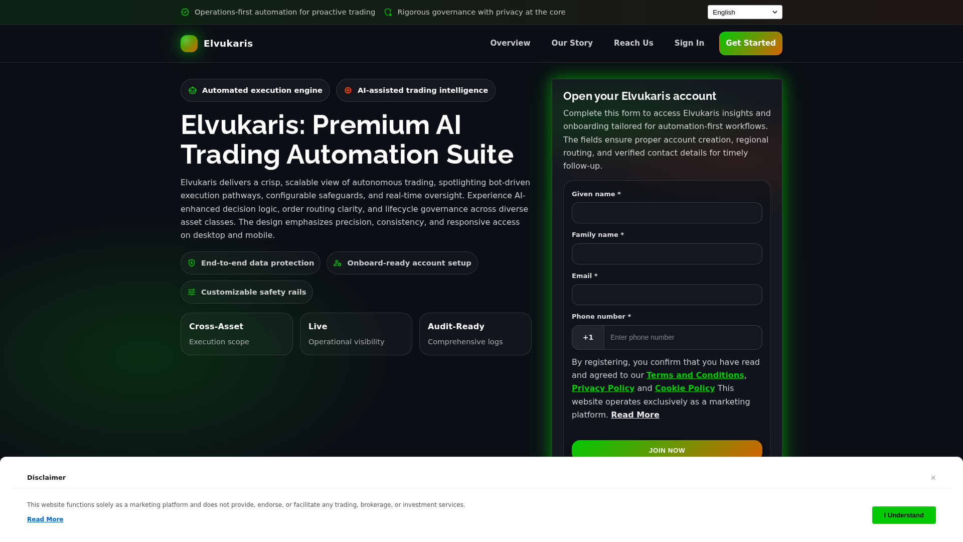 Screenshot of elvukaris.click
