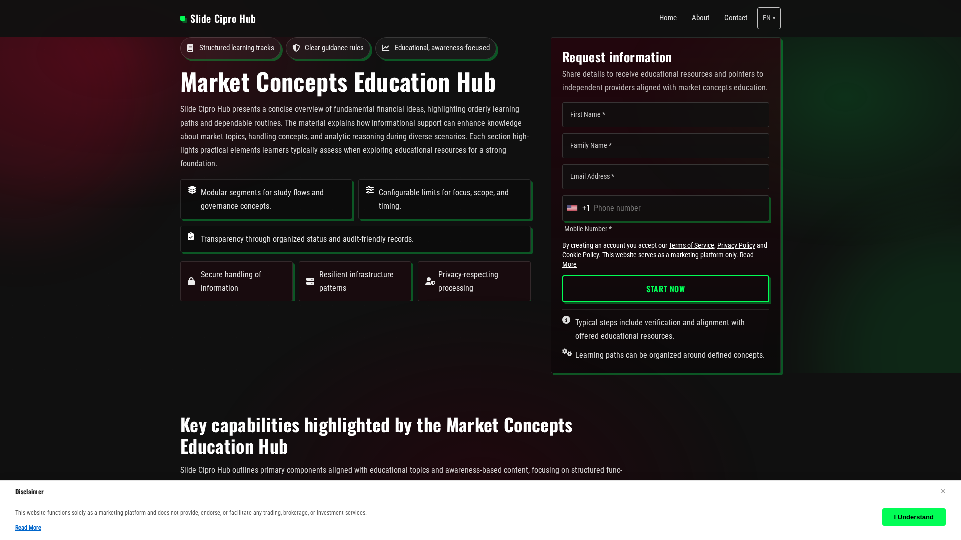 Screenshot of slideciprohub-software.com