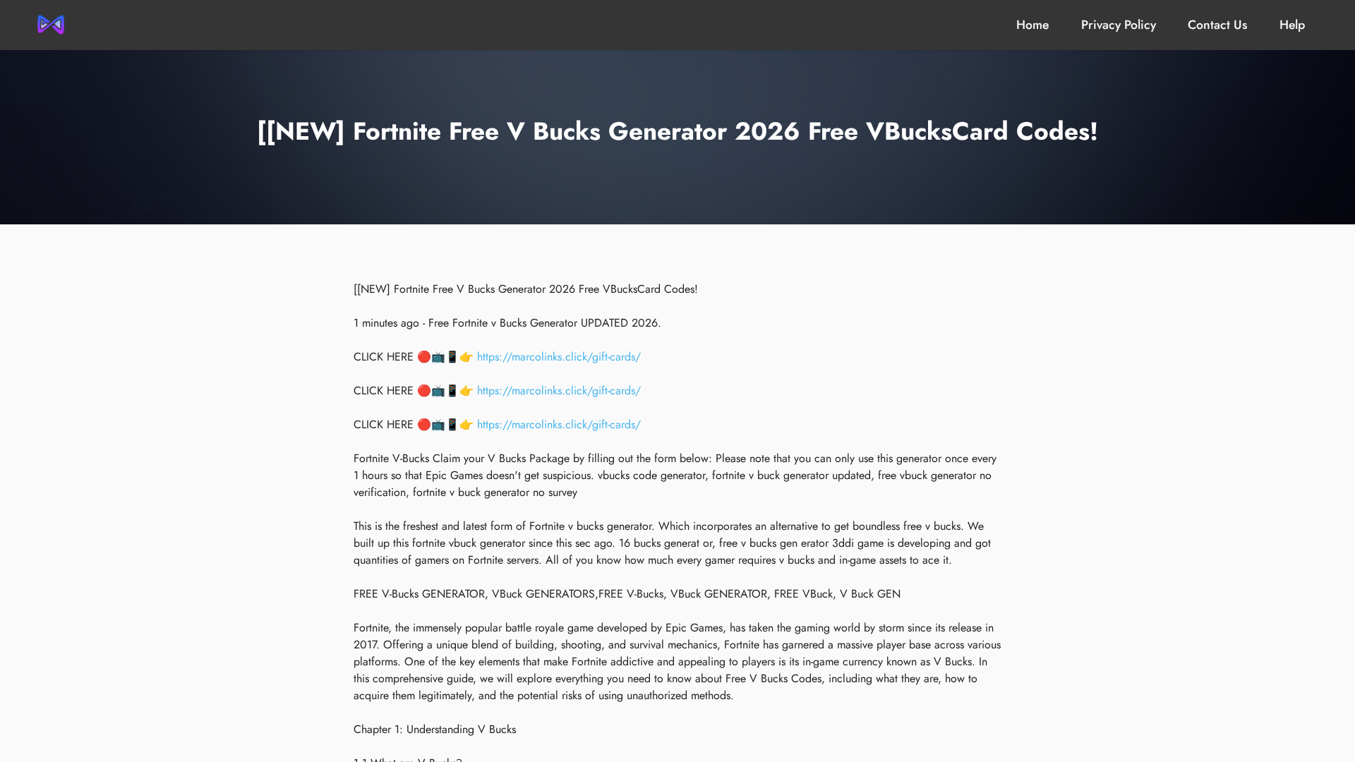 Screenshot of free-v-bucks.pages.dev