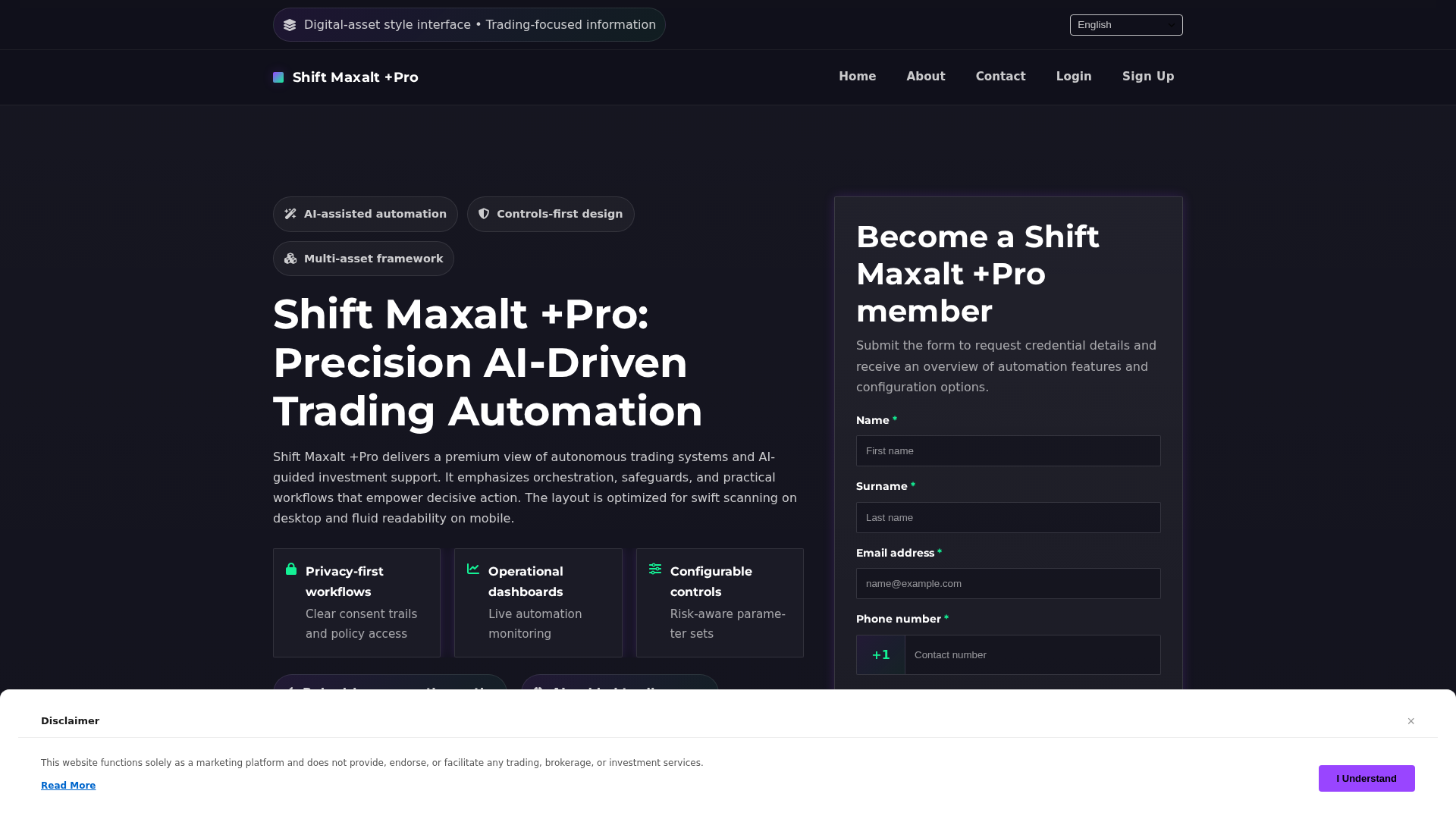 Screenshot of shiftmaxaltprosoftware.com