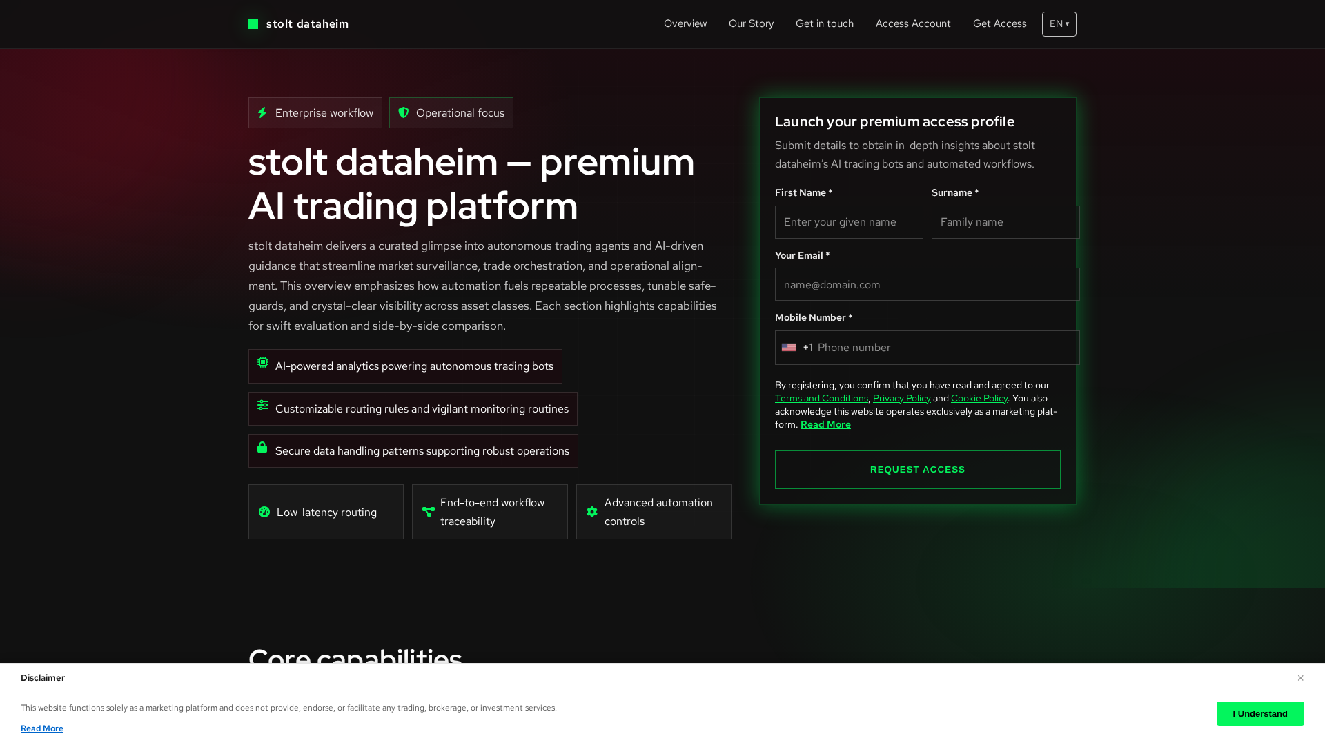 Screenshot of stoltdataheim.digital