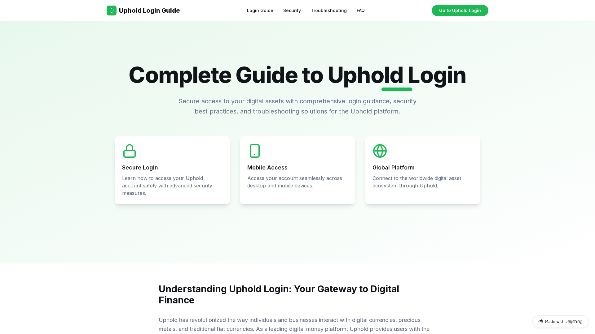 Screenshot of auth-upheld-logn.created.app