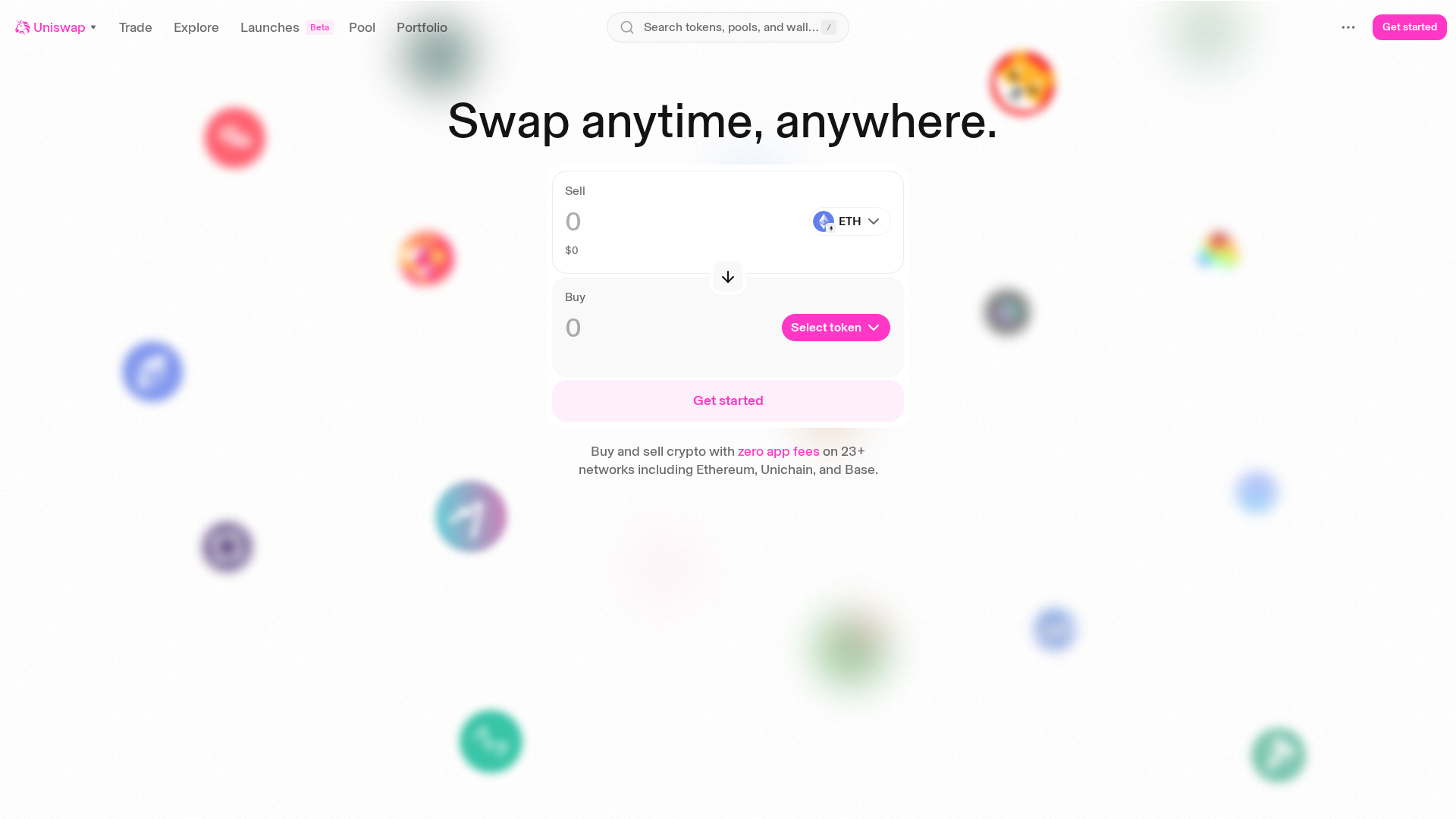 Screenshot of web-fun-checkout-prototype-uniswap.vercel.app