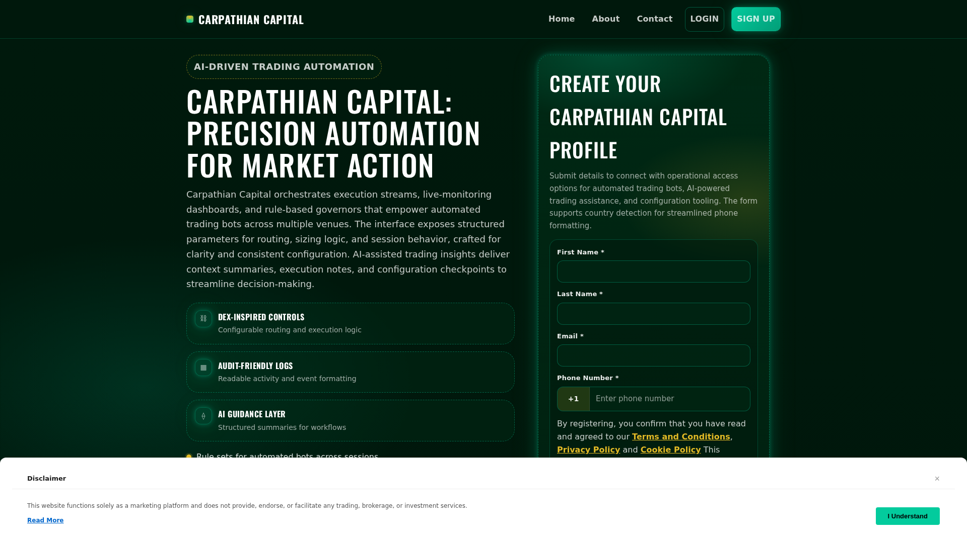 Screenshot of carpathiancapital.shop