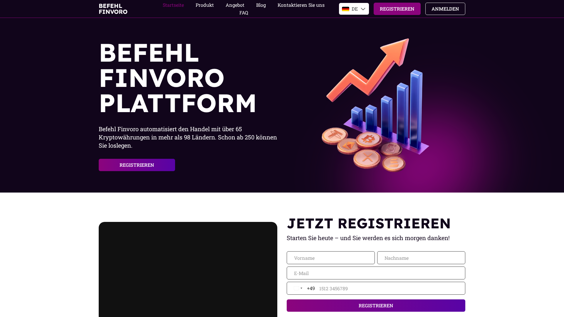 Screenshot of befehl-finvoro.com
