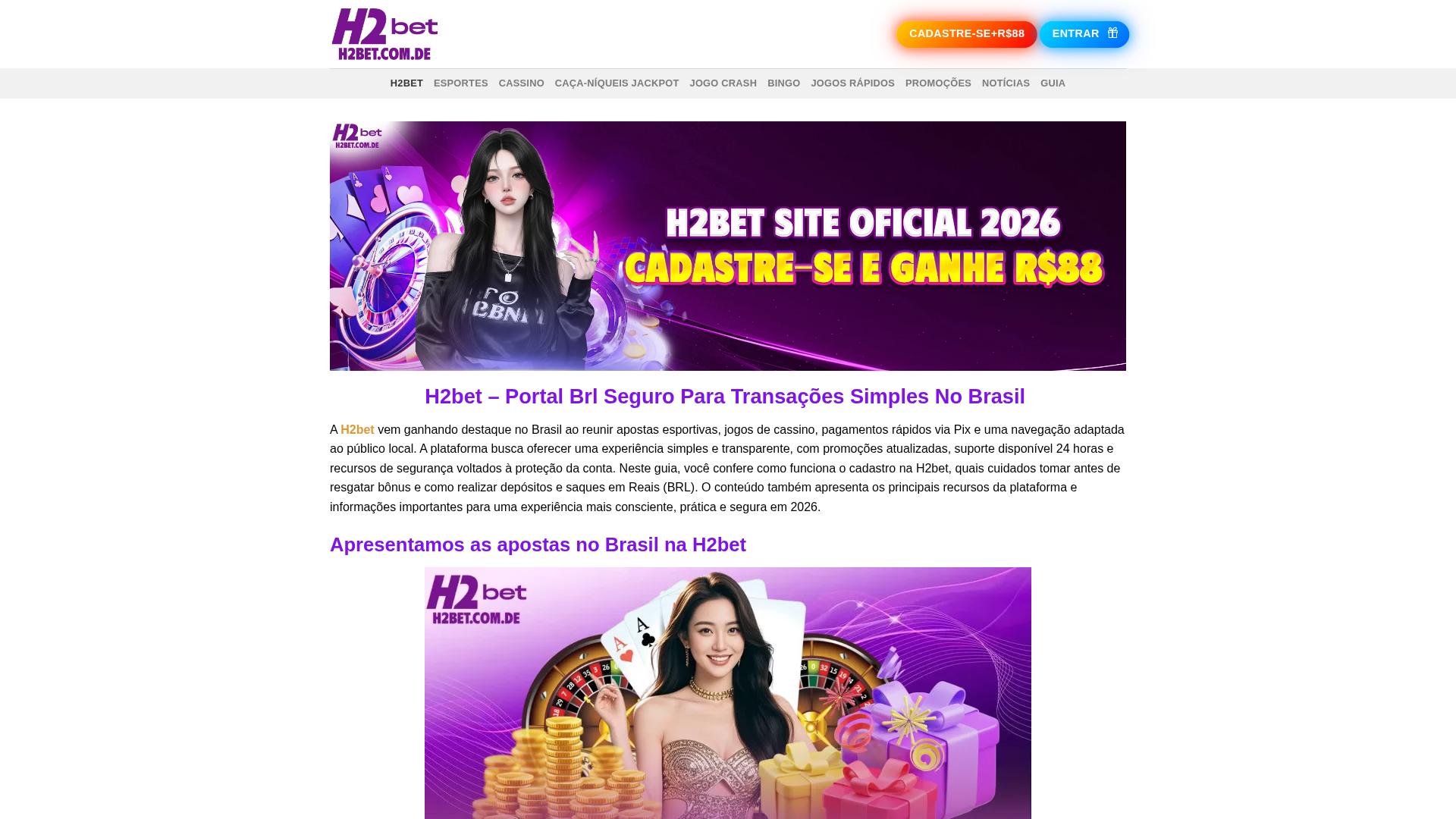 Screenshot of h2bet-brazil.com