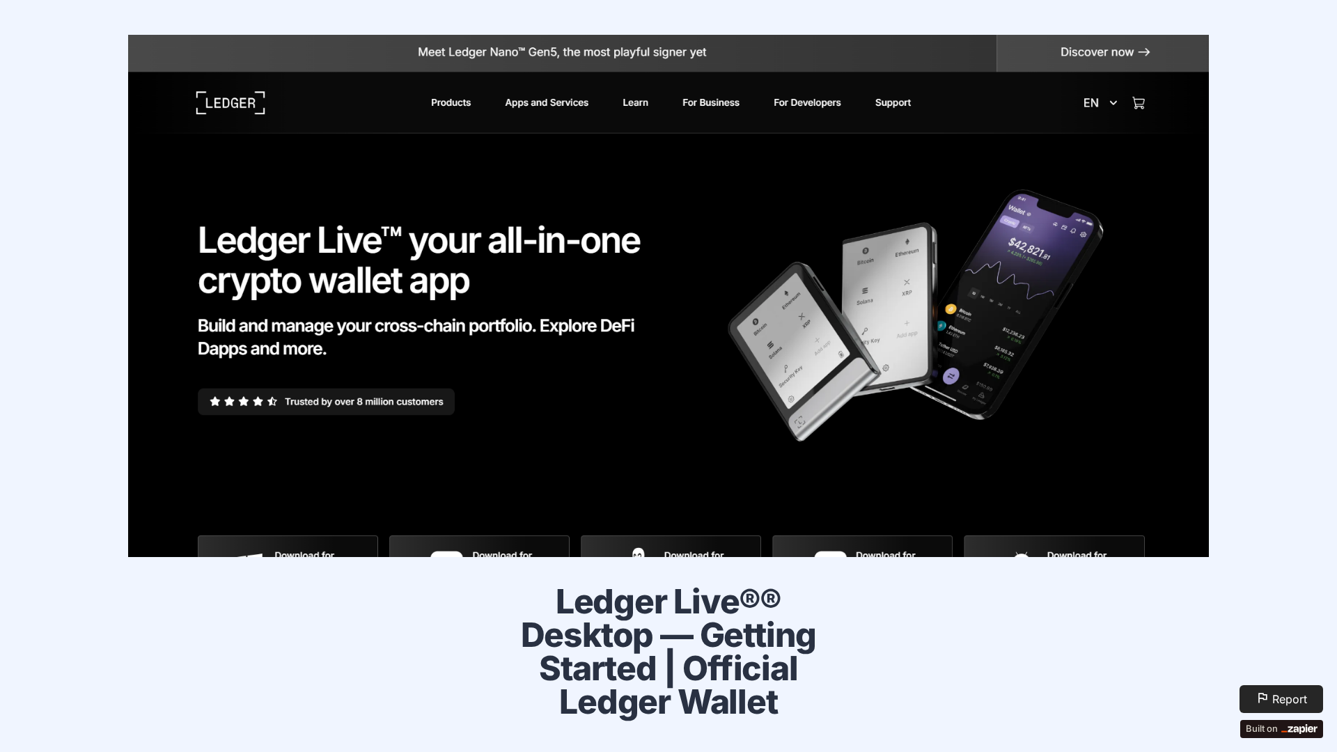 Screenshot of page-desktop-en.zapier.app