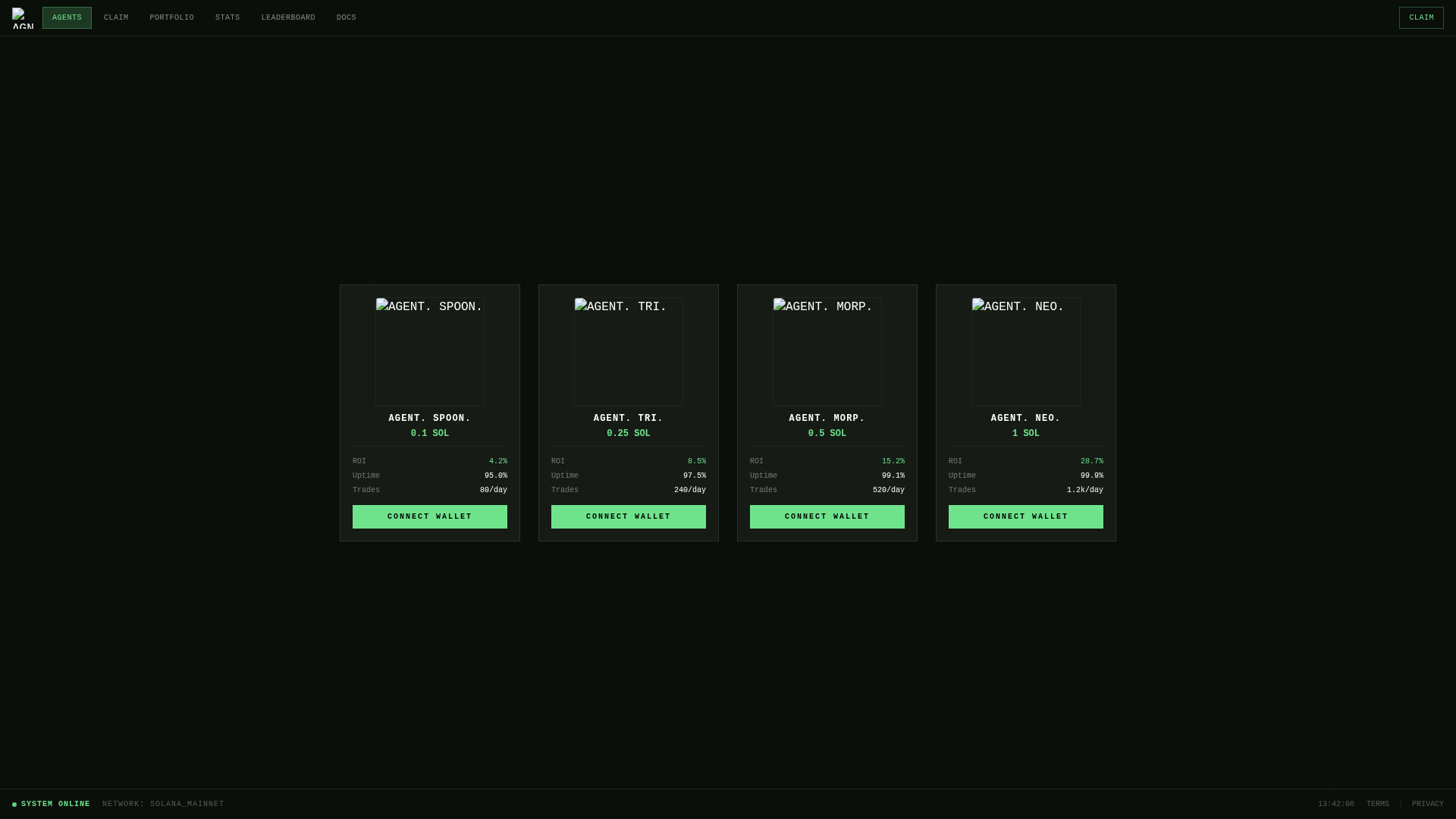 Screenshot of agent-2mx.pages.dev
