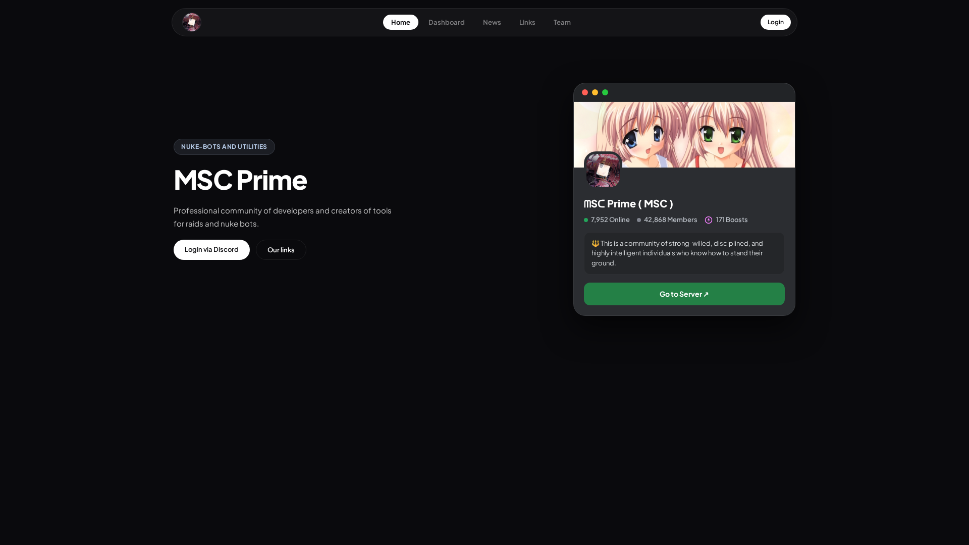 Screenshot of mscprime.ru