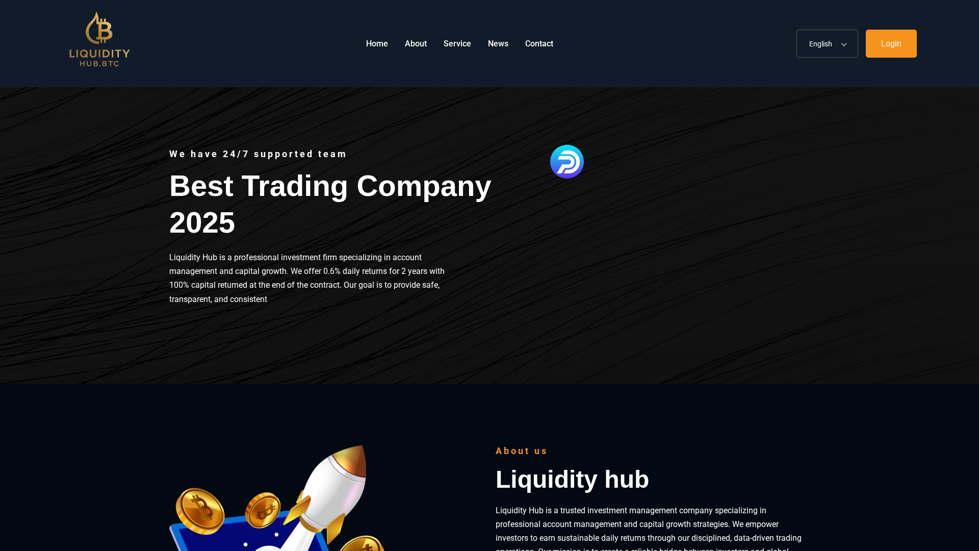 Screenshot of l-hub.live