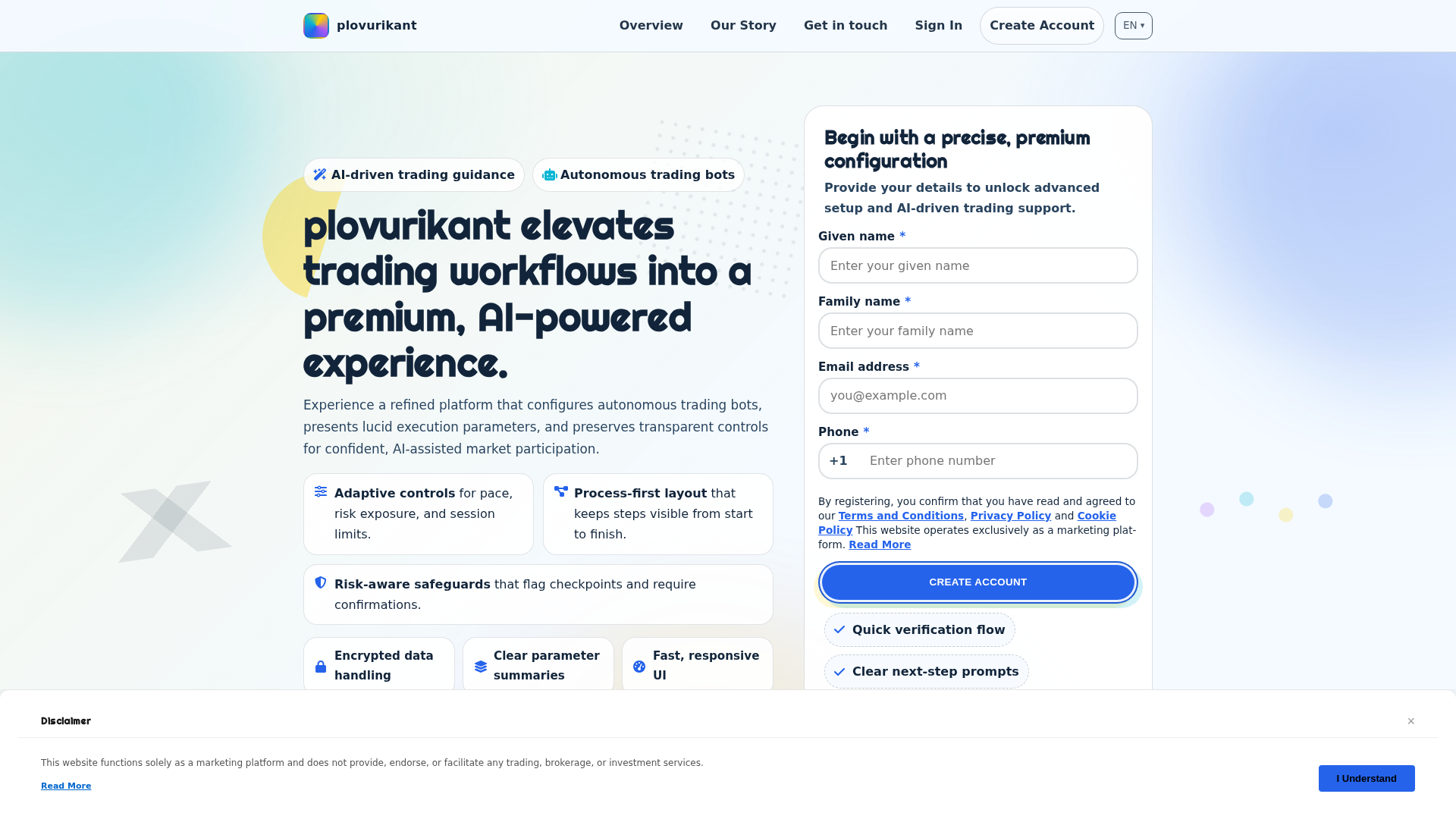Screenshot of plovurikantsolution.click