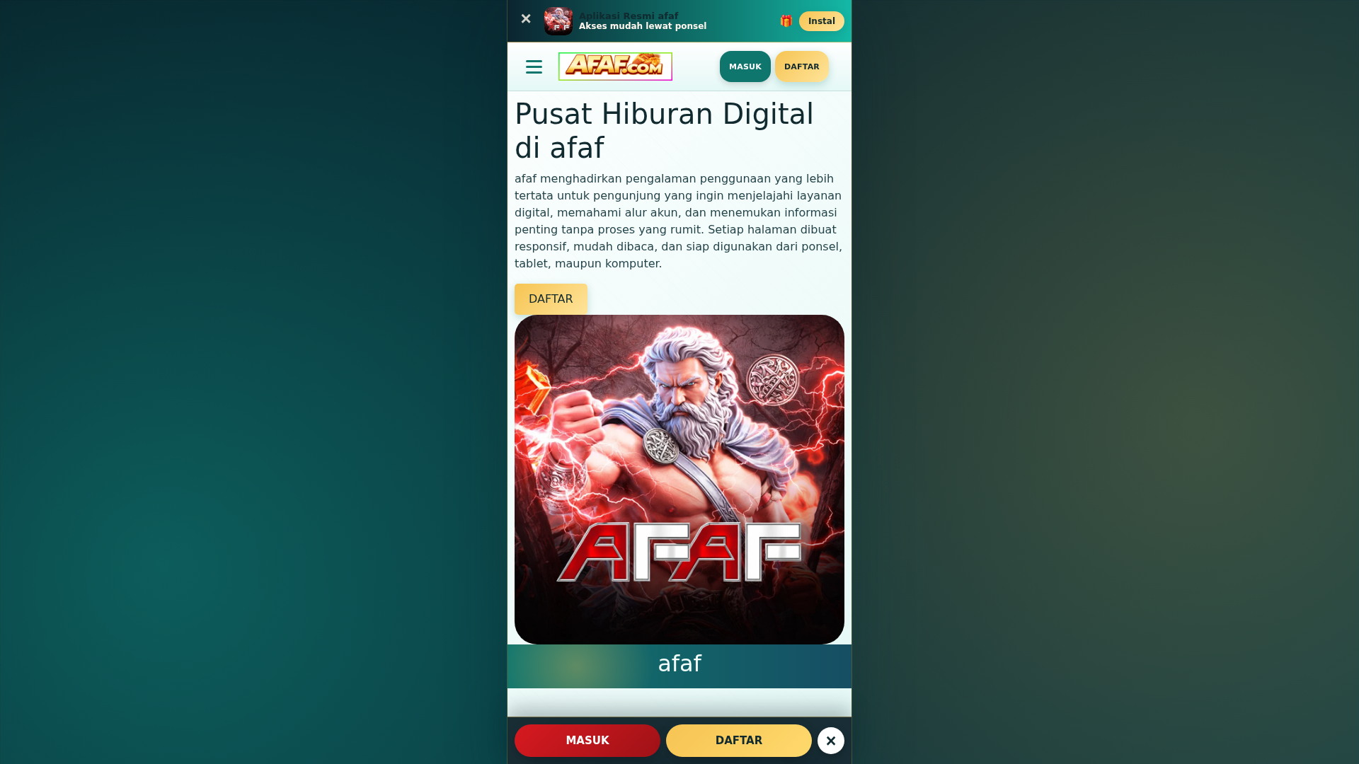 Screenshot of afafshopeepay.com