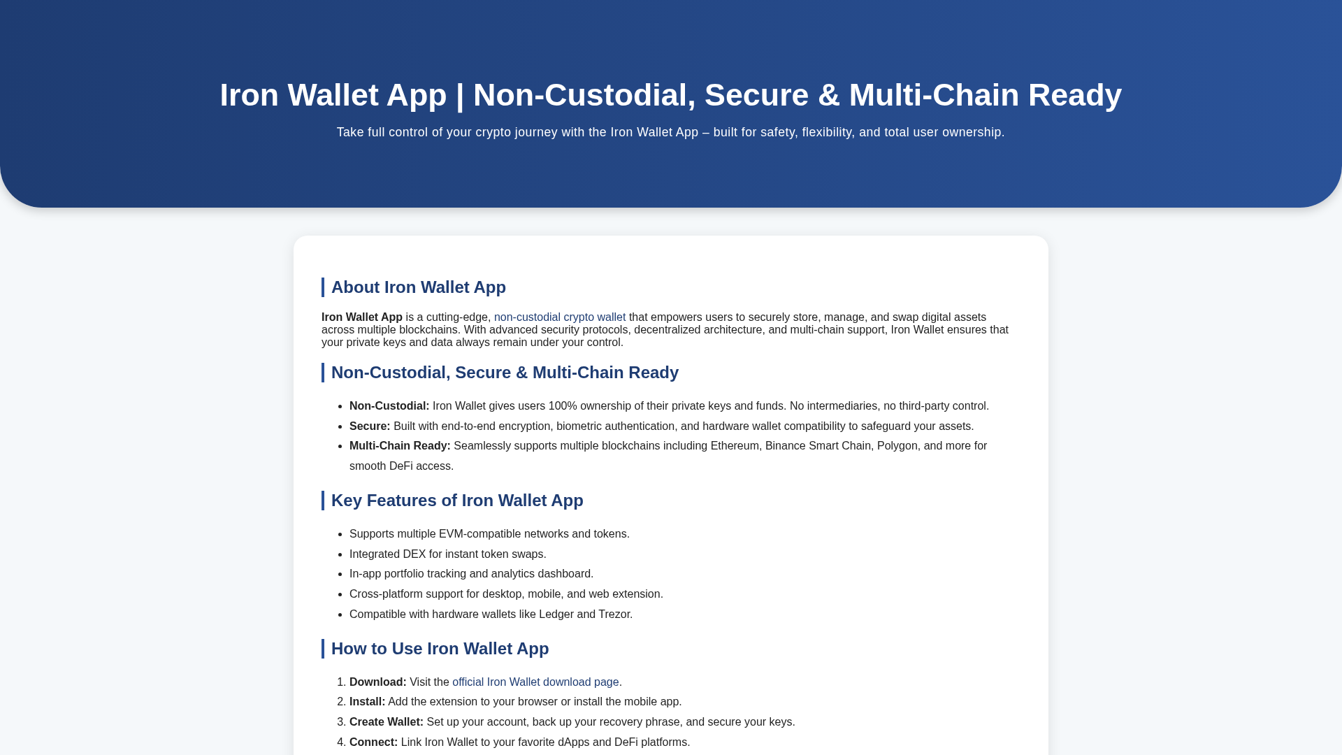 Screenshot of iron-wallet-app-us-io.pages.dev