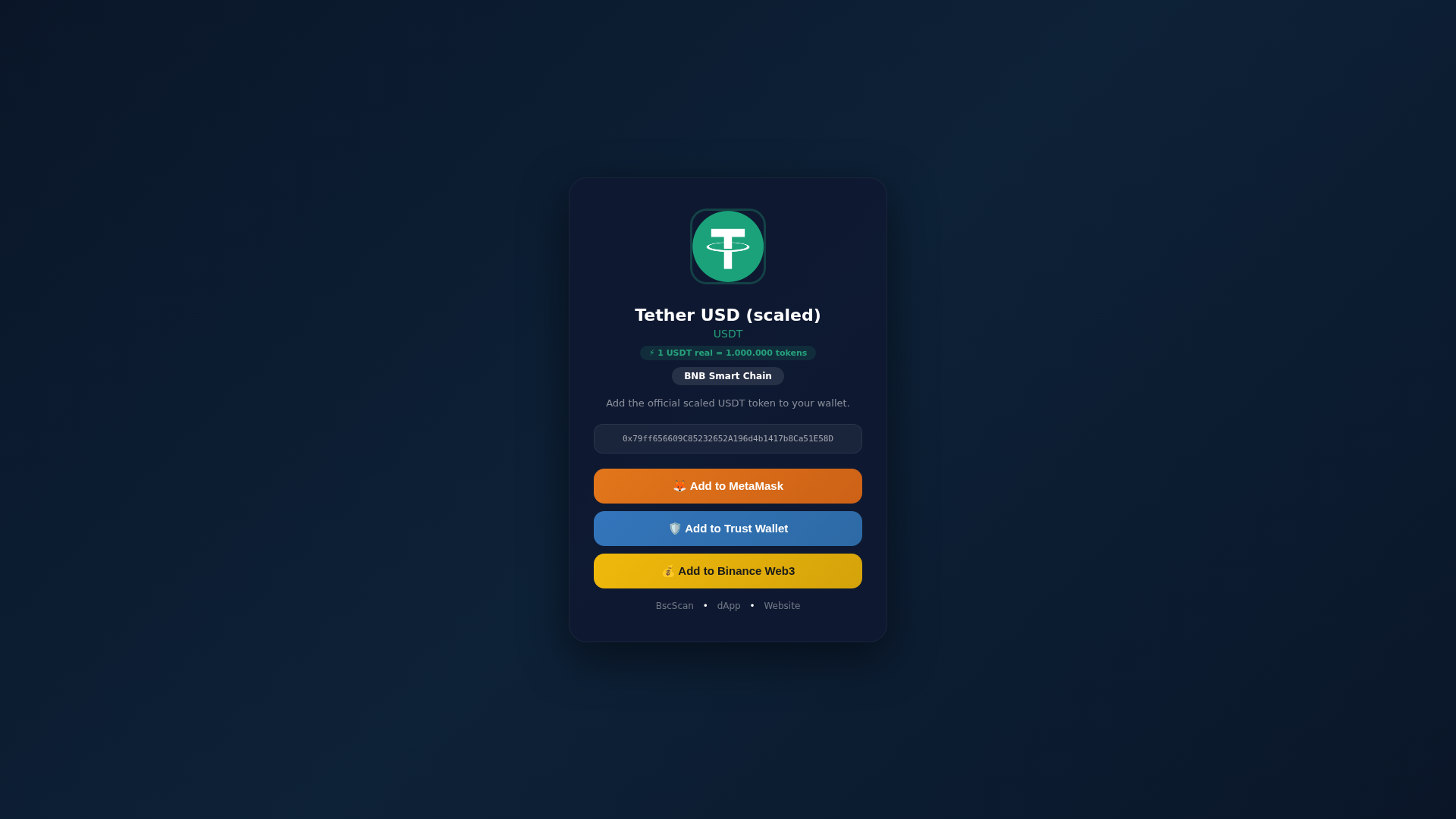 Screenshot of bscscan.tether-usd.cc