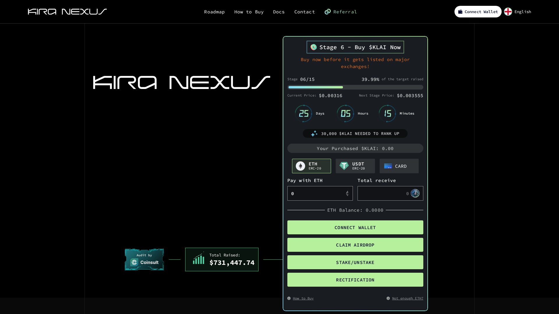 Screenshot of kiranexus.pages.dev