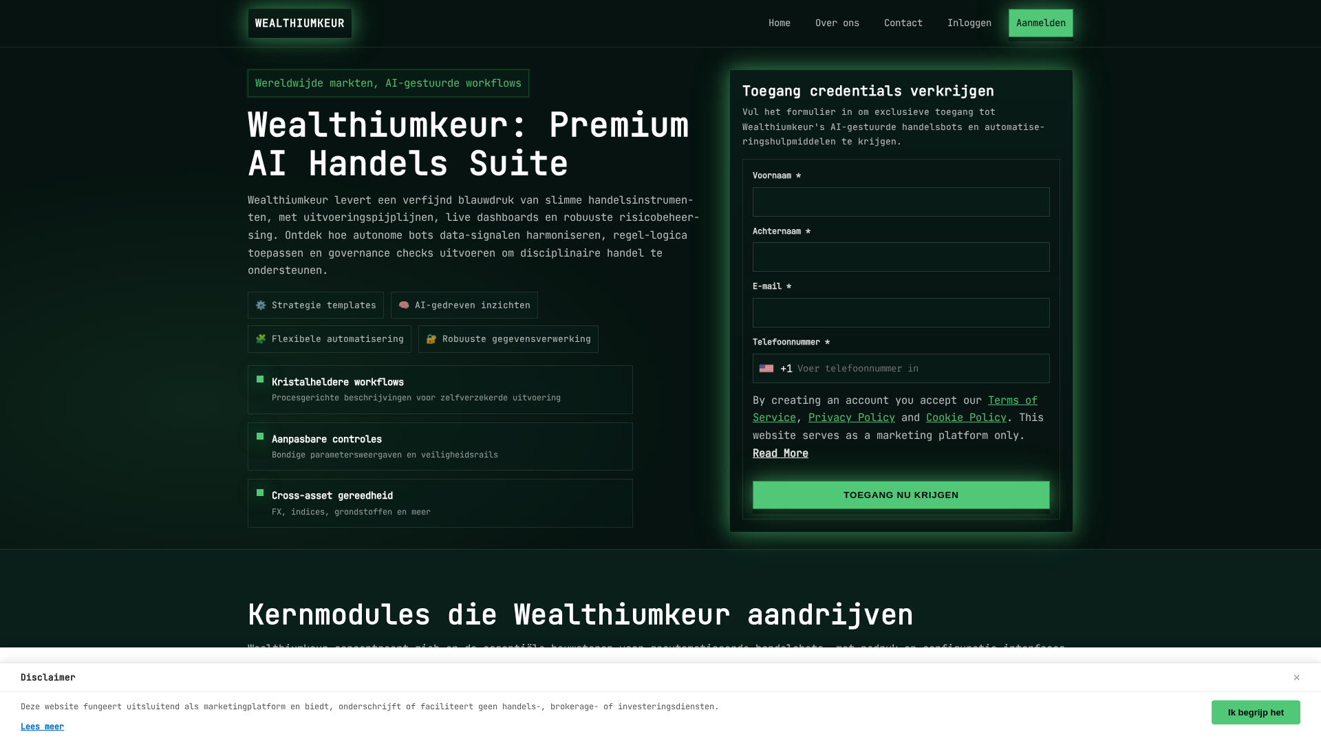 Screenshot of wealthiumkeur.shop