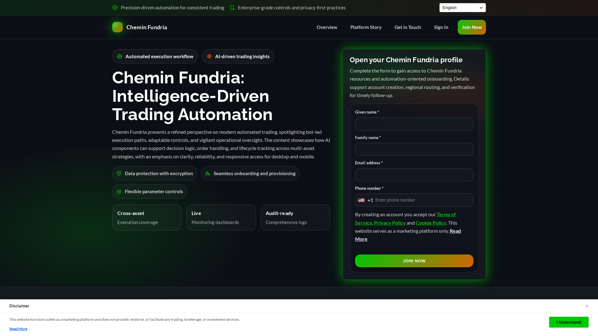 Screenshot of cheminfundria-solution.com