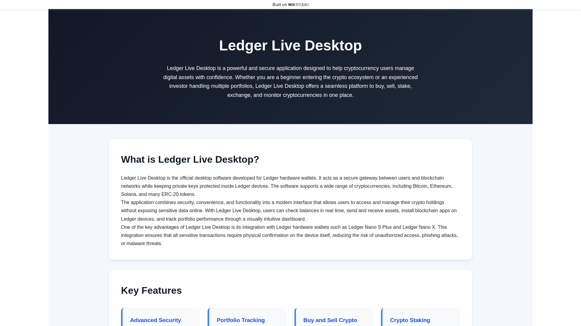 Screenshot of servers-desktops.wixstudio.com