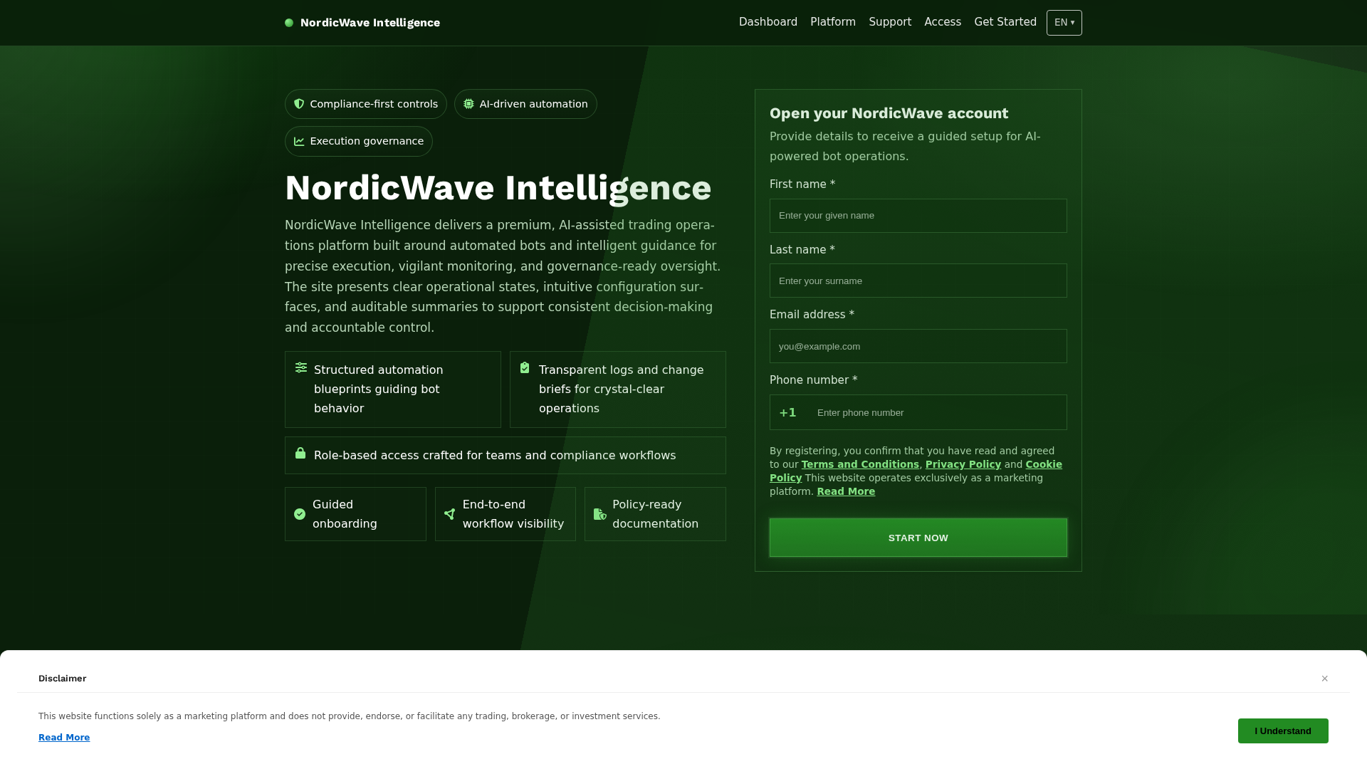 Screenshot of globalnordicinvest.sbs