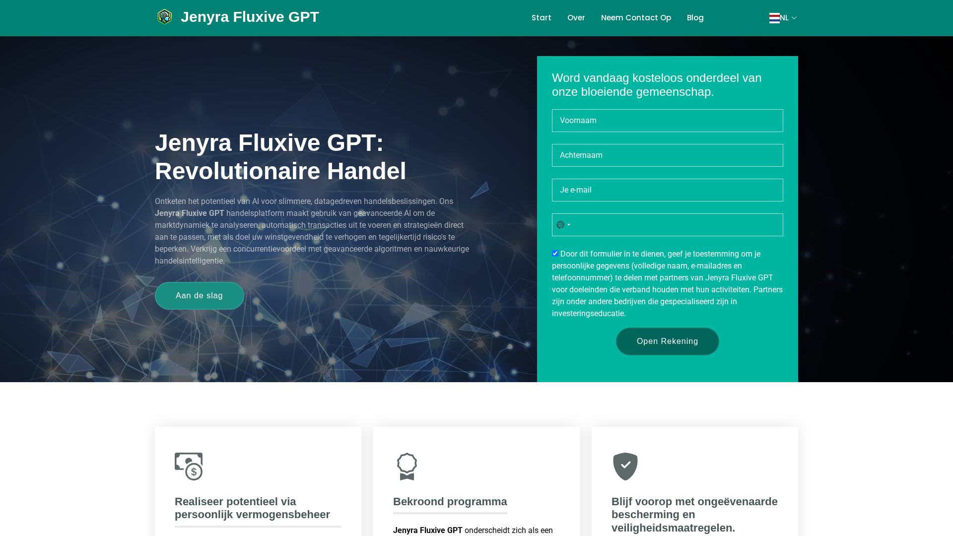 Screenshot of jenyrafluxivegpt.net