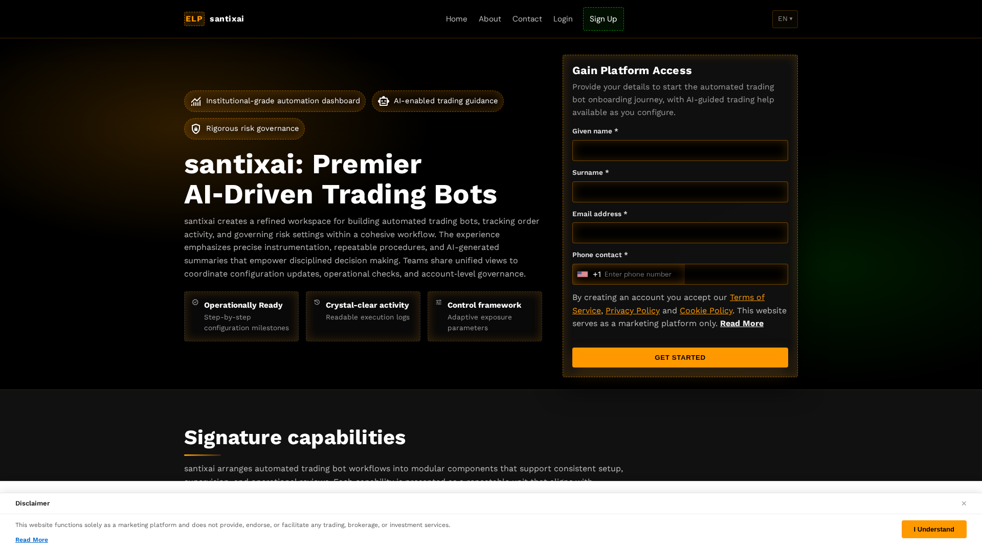 Screenshot of santixai.click