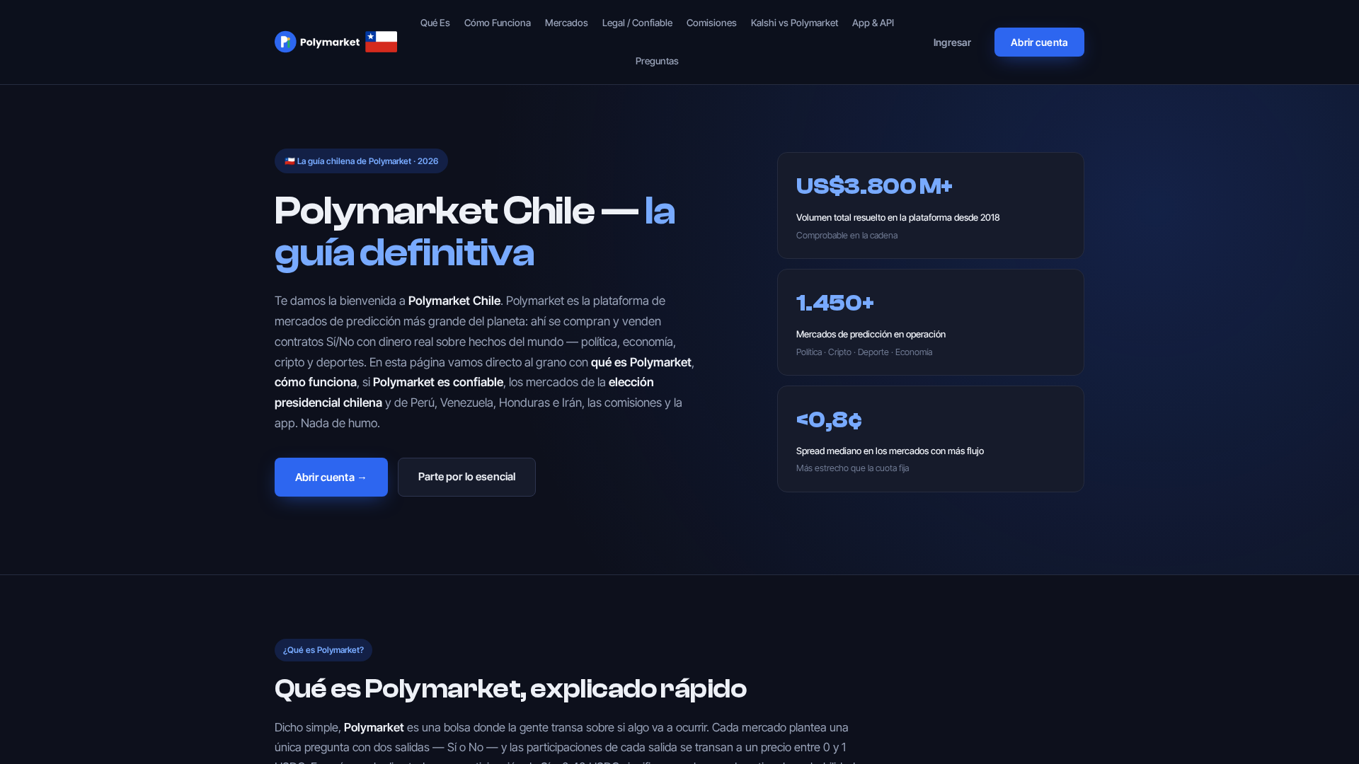 Screenshot of polymarket-cl.cl